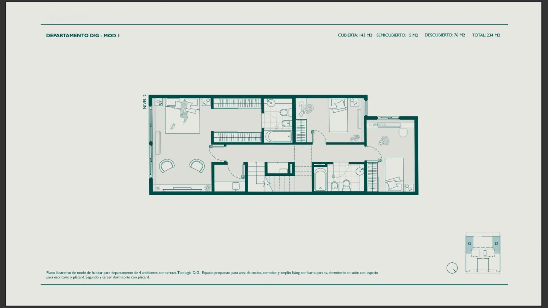 VENTA DPTO 5AMB C/BCON Y TERRAZA. A ESTRENAR - 16