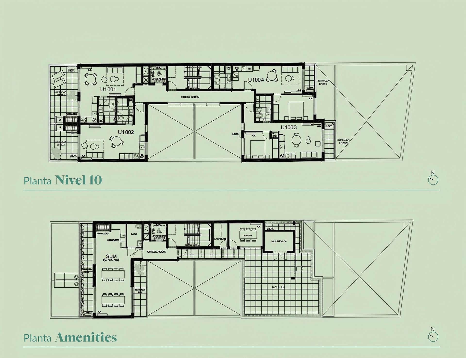 VENTA APTO EN POZO 1 D FRENTE TERRAZA TRES CRUCES - 4