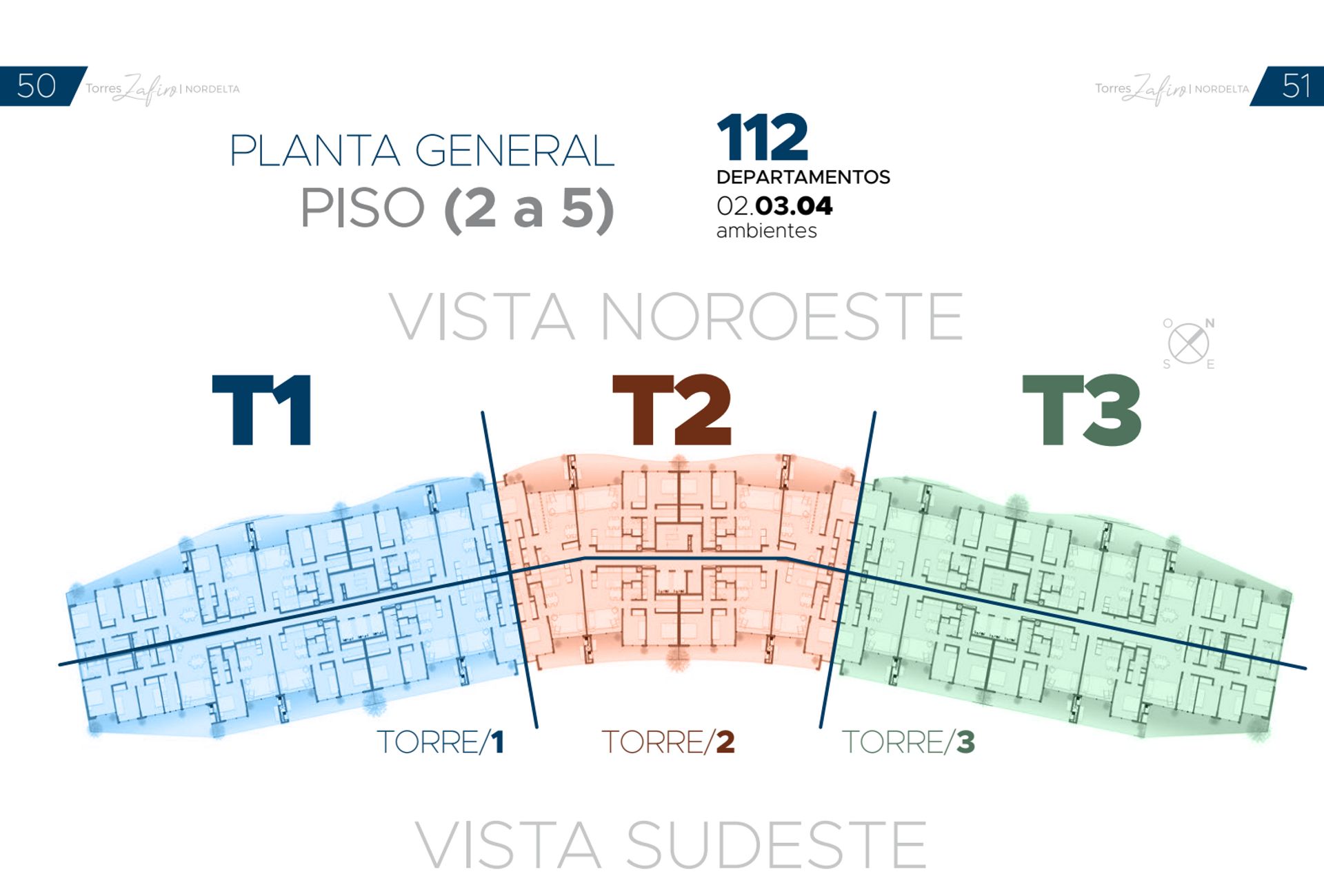 TORRES ZAFIRO NORDELTA - VENTA DEPTO. 4 AMBIENTES - 3