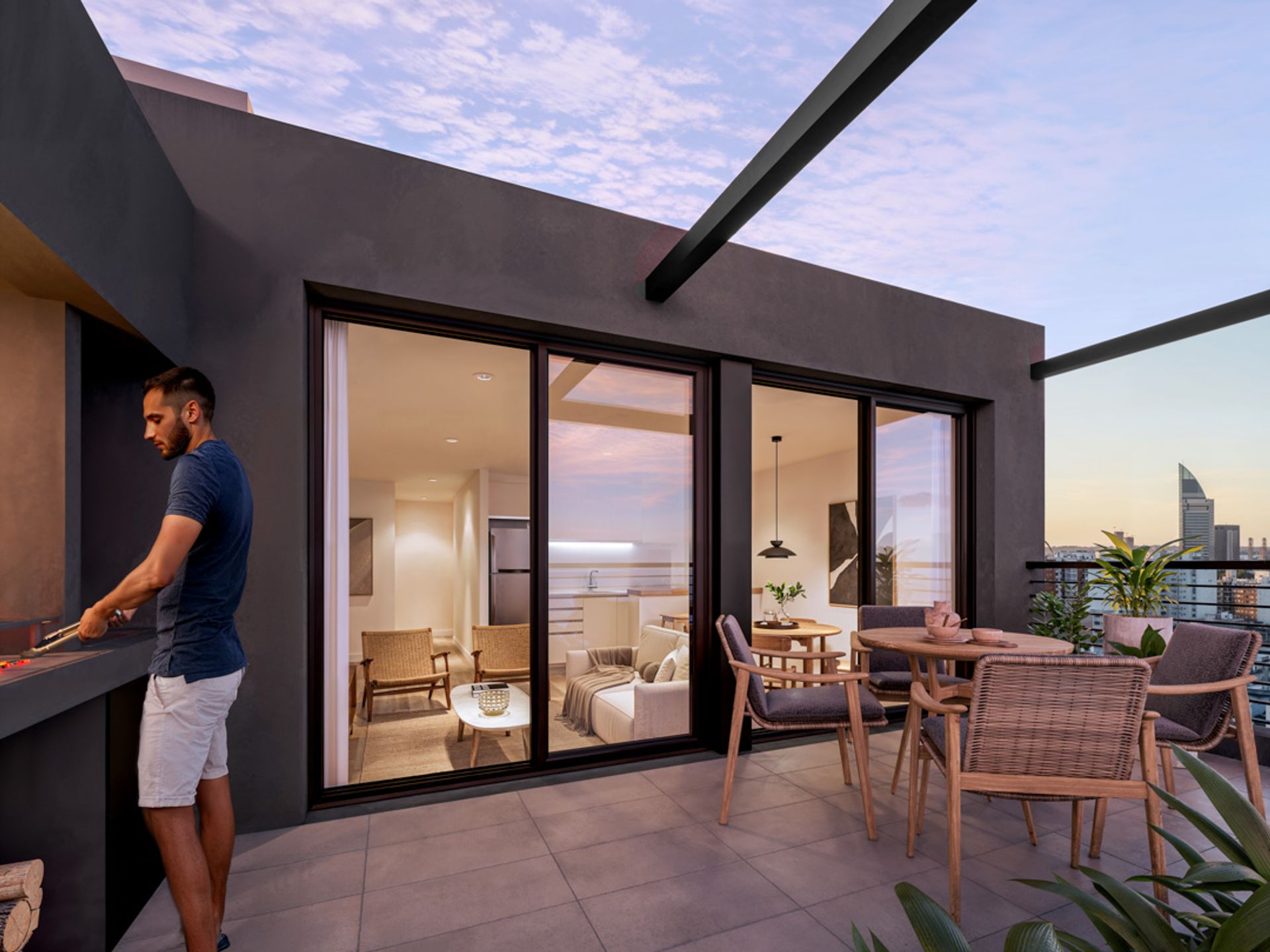 VENTA APTO 2 DORMITORIO CENTRO TERRAZA - 13