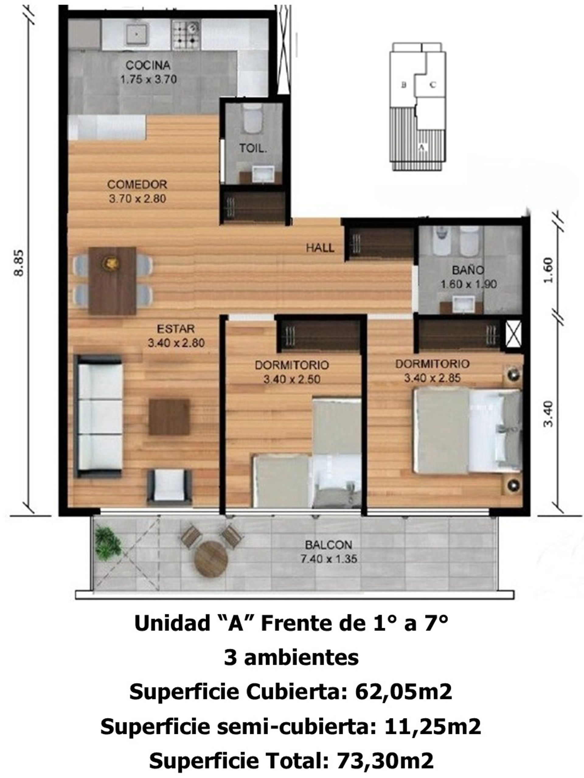Departamento en Venta en Villa Urquiza, Capital Federal