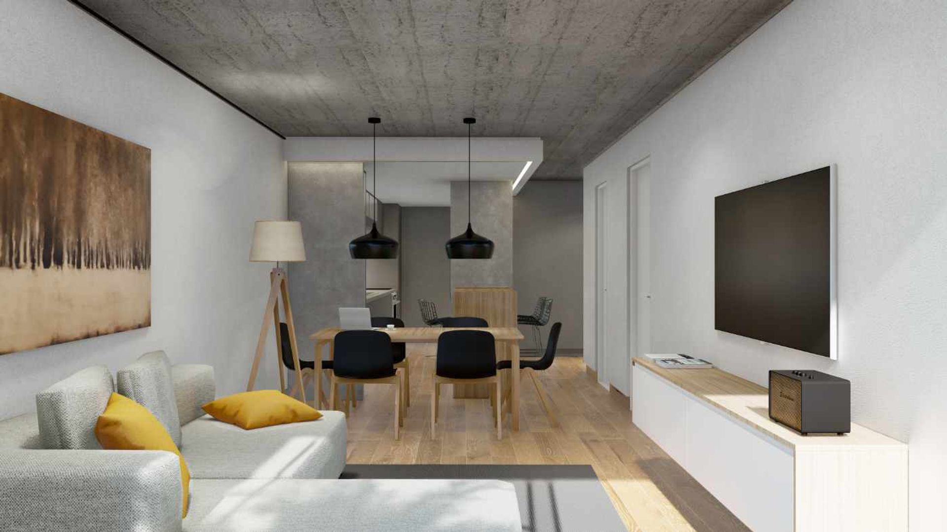 VENTA APARTAMENTO 1 DORMITORIO TERRAZA POCITOS - 2
