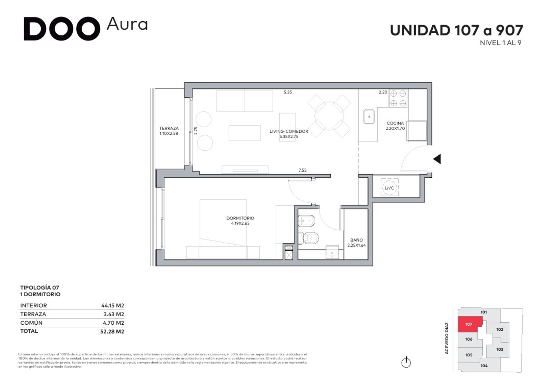 Venta un dormitorio cordon a estrenar al frente - 2