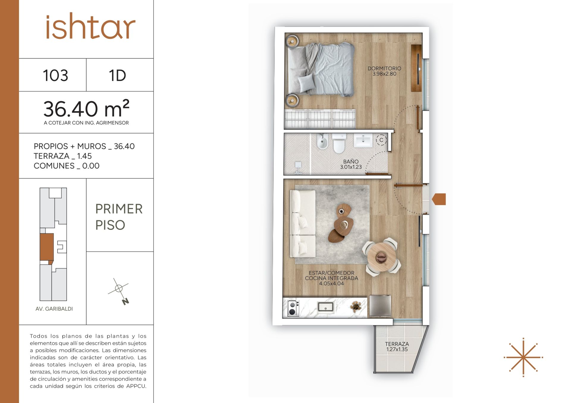 VENTA APARTAMENTO 2 DORMITORIOS DUPLEX GOES - 11