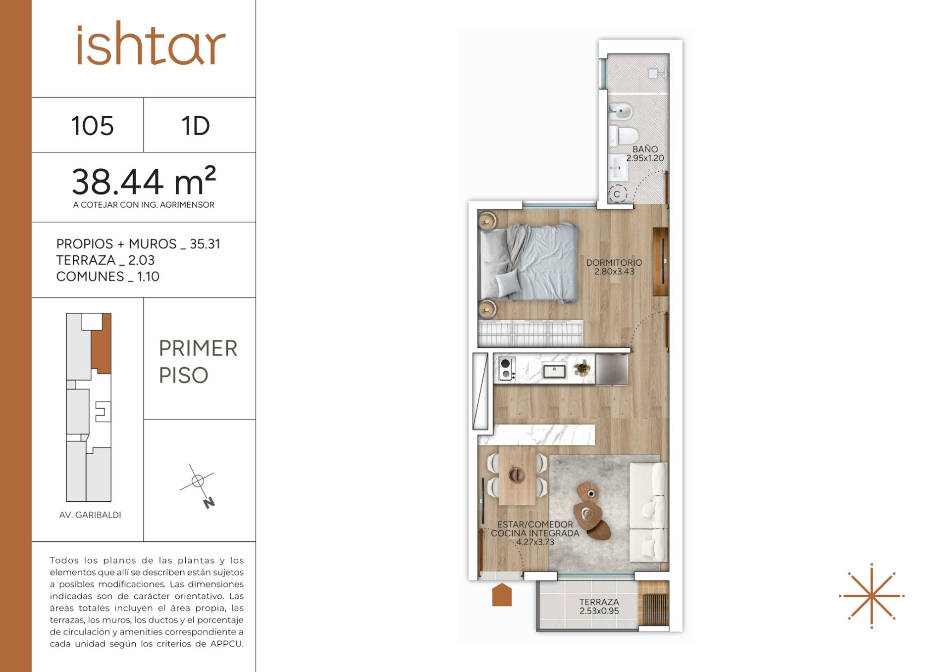 VENTA APARTAMENTO 2 DORMITORIOS DUPLEX GOES - 13