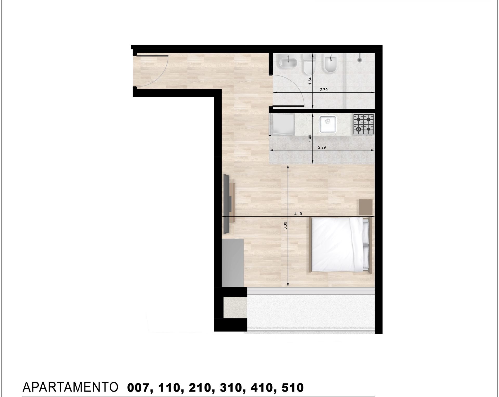MONOAMBIENTE EN VENTA CON PARRILLA EN 3 CRUCES - 2