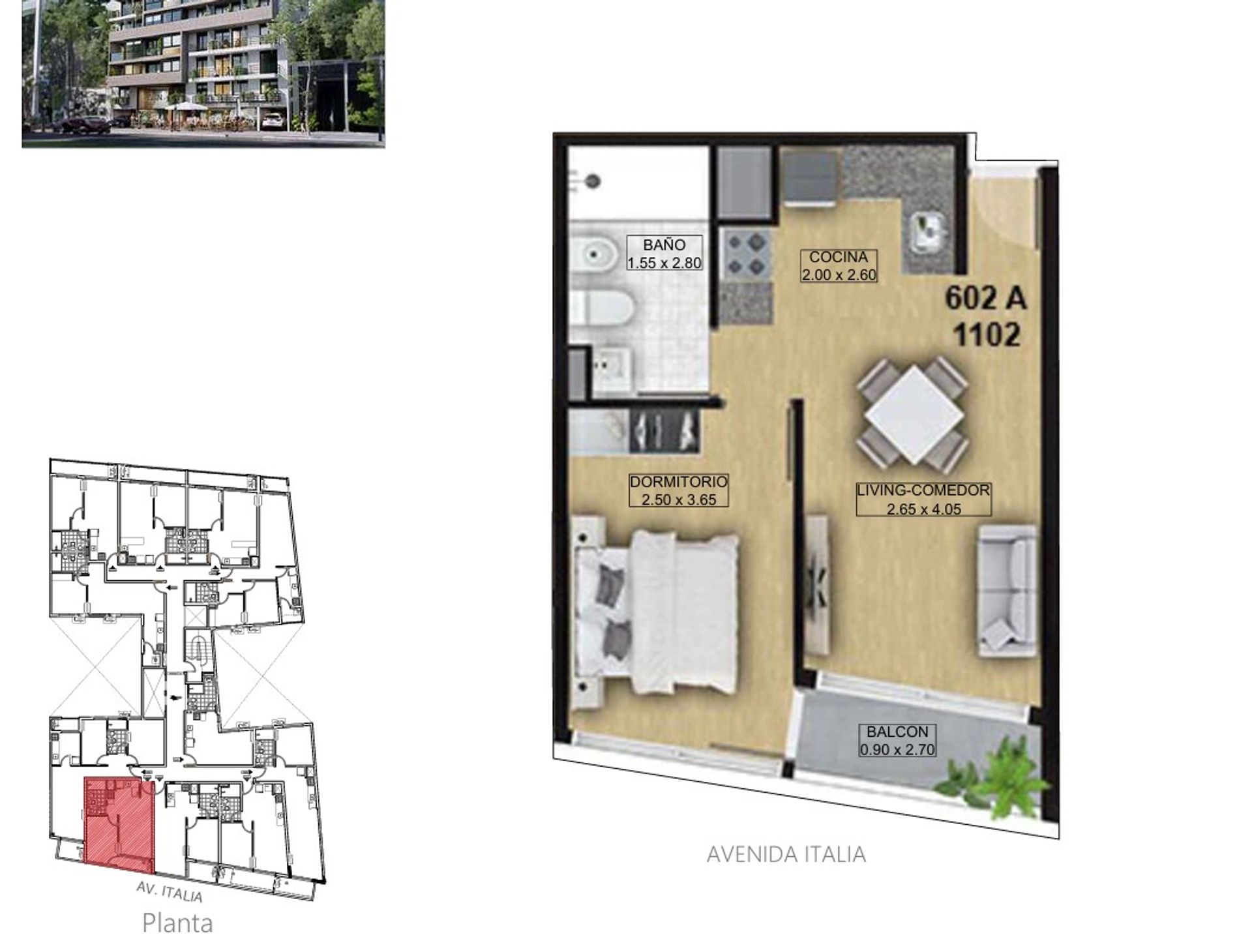 Venta apartamento 1 dormitorio La Blanqueada - 5