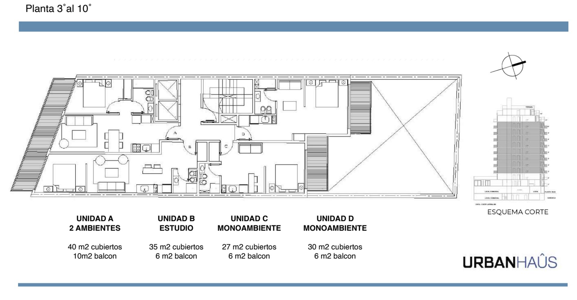 Monoambiente amplio en construccion - financiado - 14