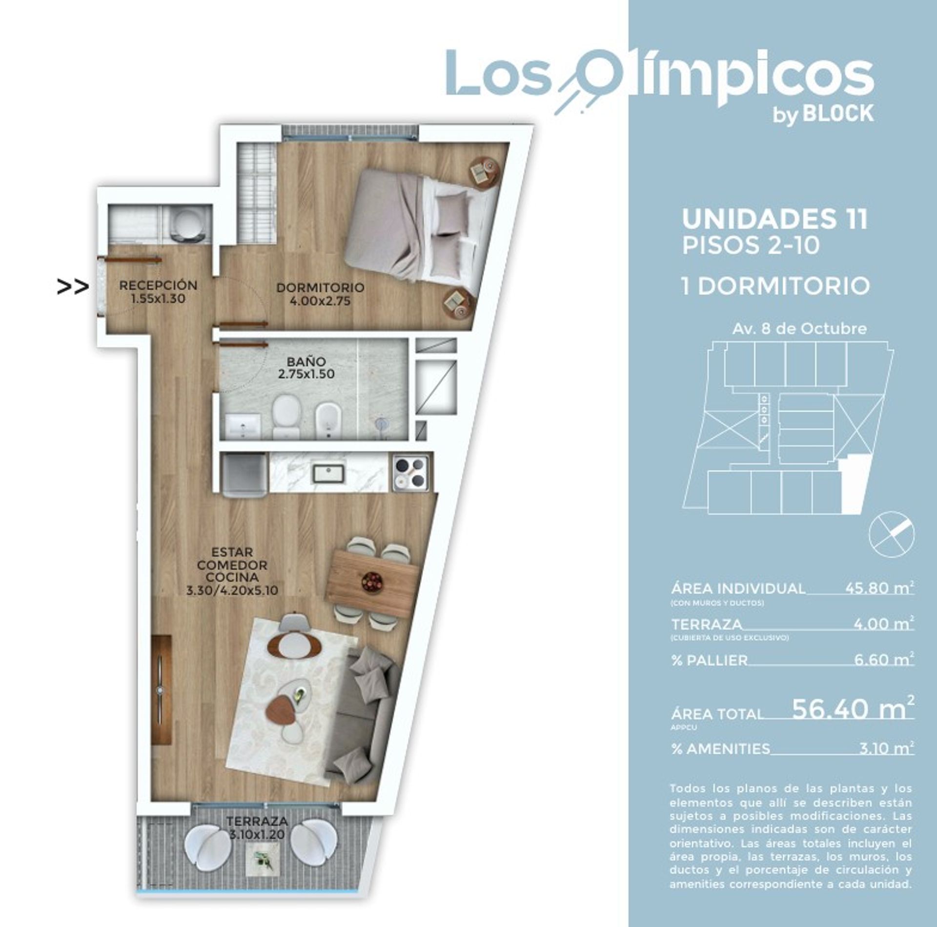 Venta 1 dormitorio C RENTA La Blanqueada - 3
