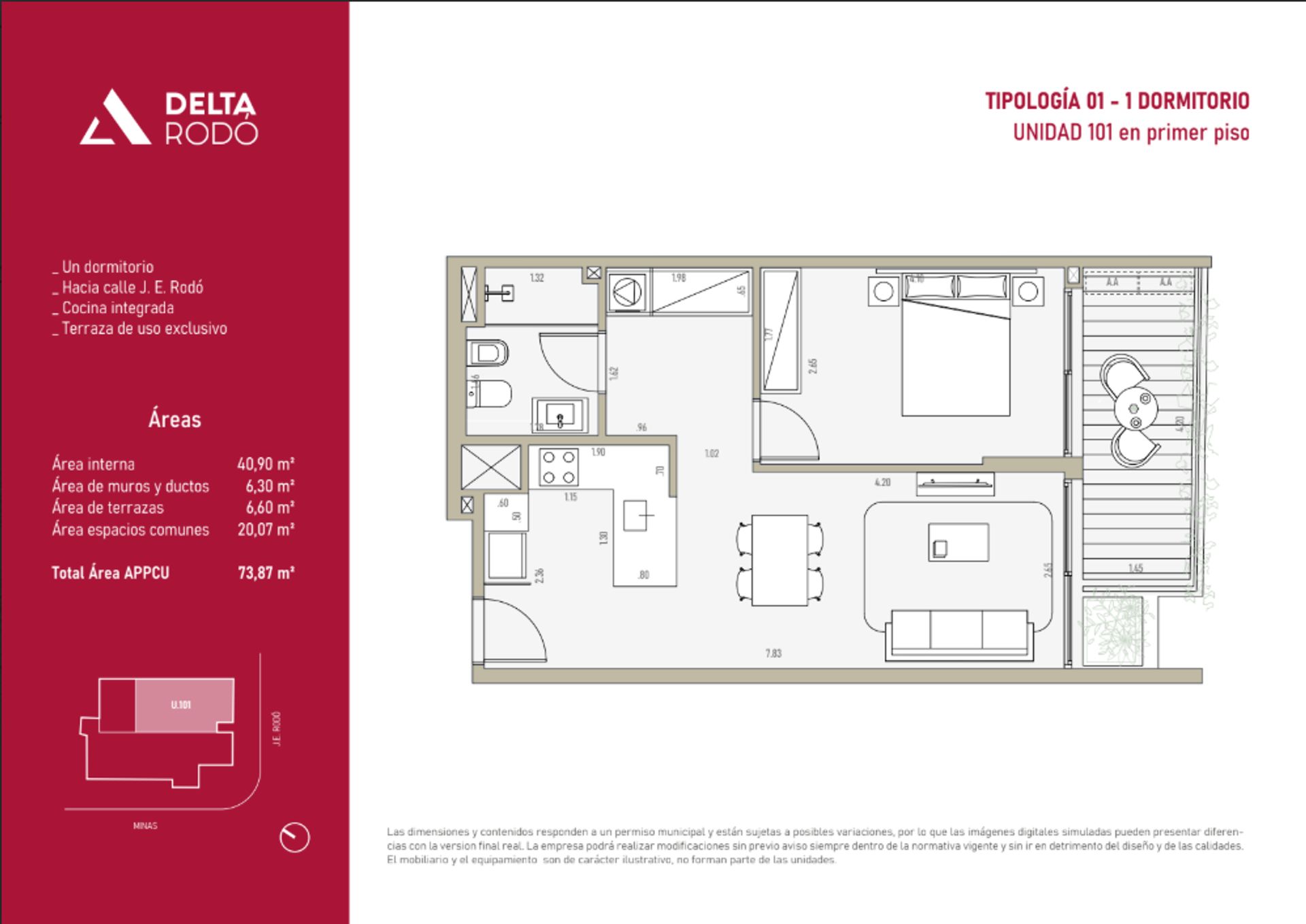 VENTA CORDON APTO 1 DORM ESTRENA OCTUBRE 2026 - 18