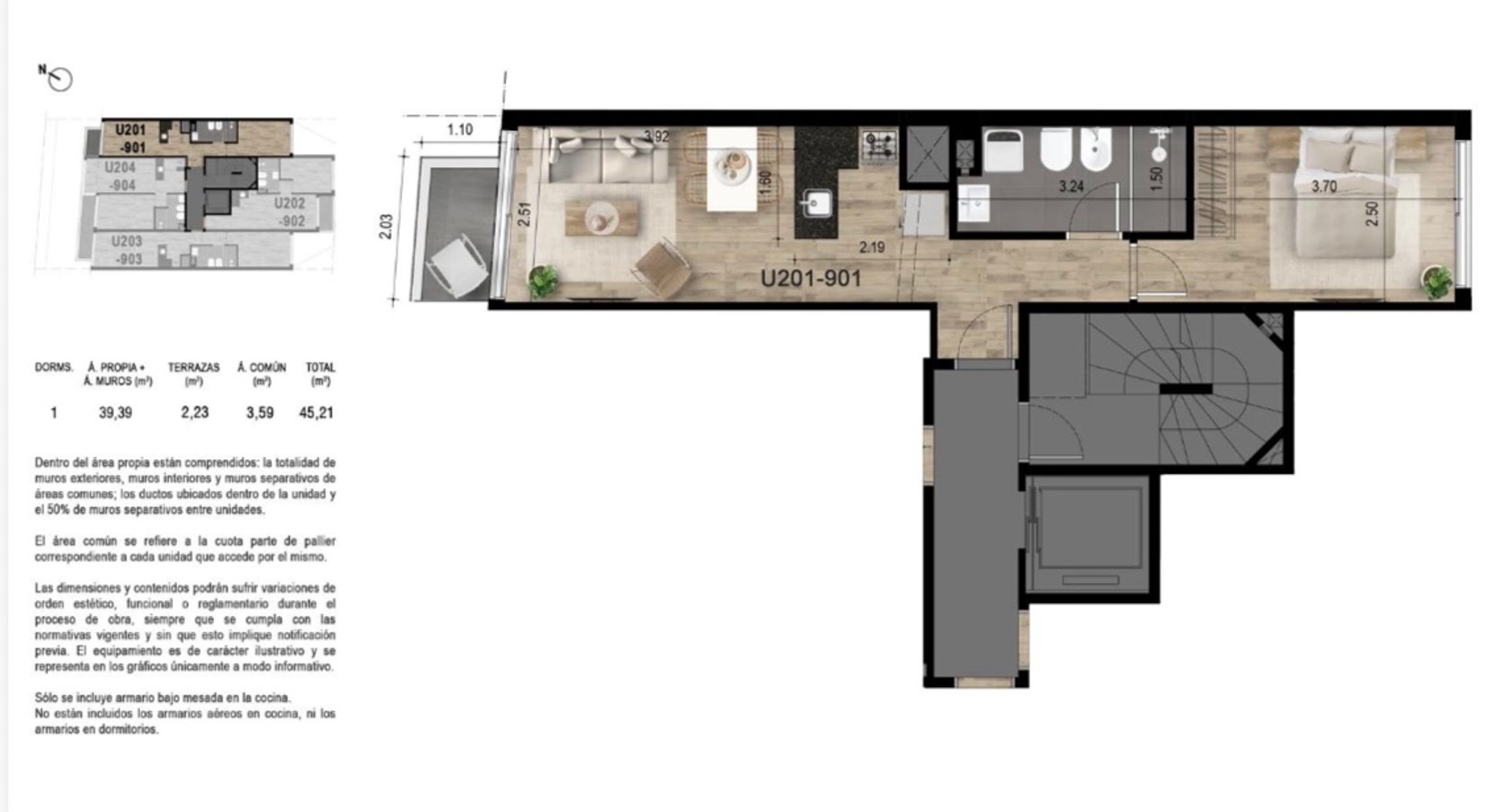 VENTA CORDÓN 1 DORMITORIO ENTREGA INMEDIATA - 6