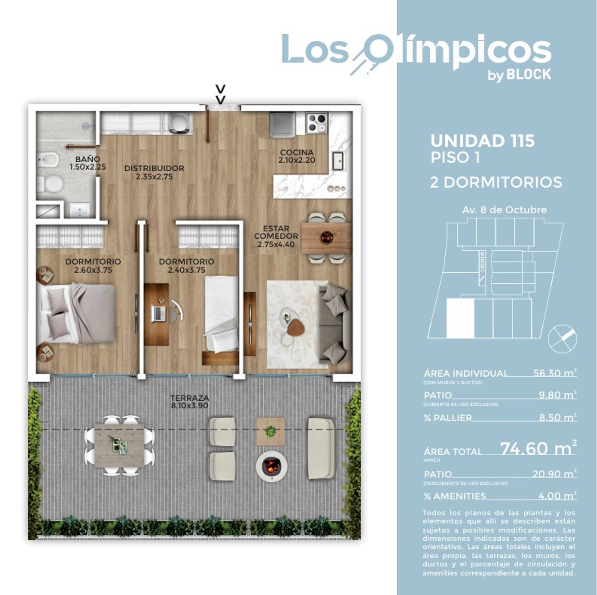 Venta La Blanqueada CON RENTA 2 dorm - 2