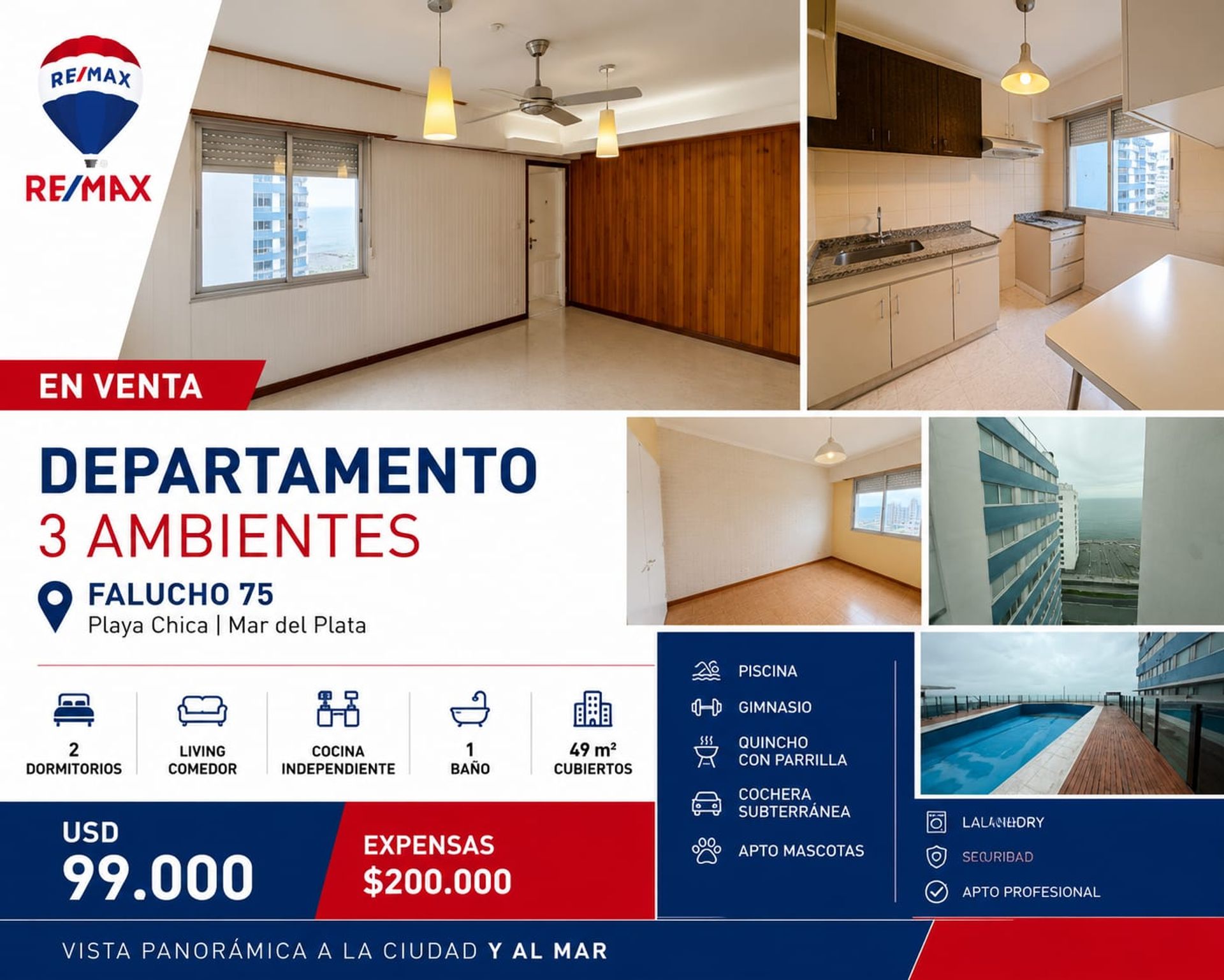 Departamento en Venta en Mar del Plata, Buenos Aires Interior