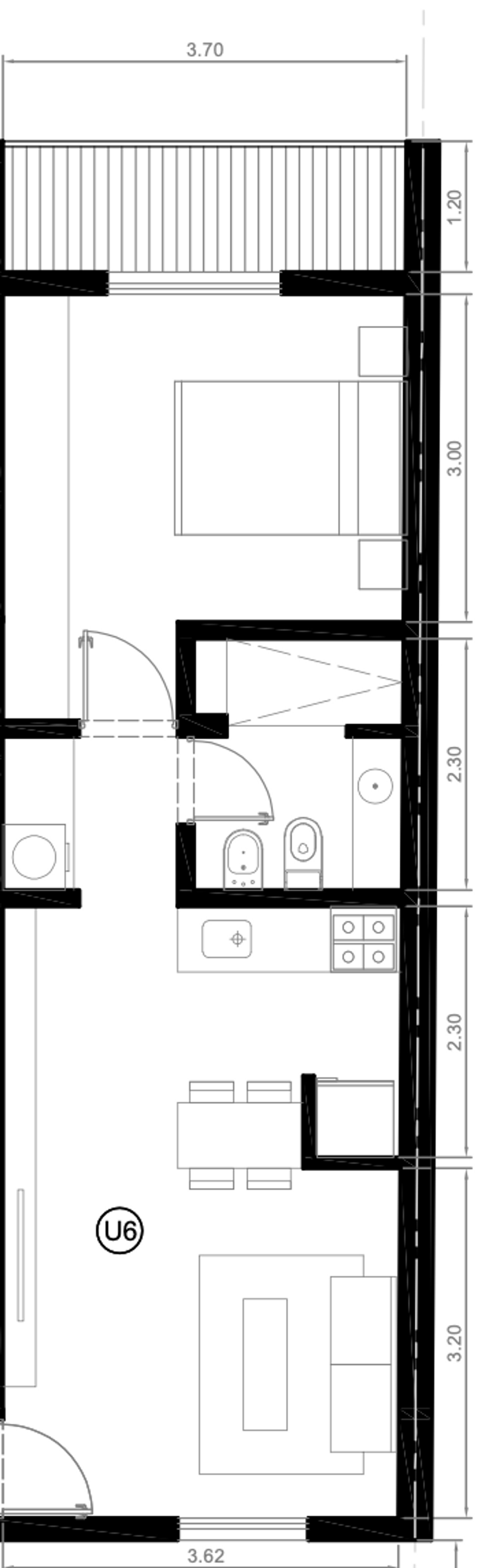PREVENTA DPTO 8 P.A.F. CON BALCON - 2