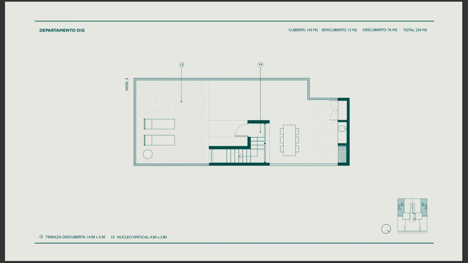 VENTA DPTO 5AMB C/BCON Y TERRAZA. A ESTRENAR - 17