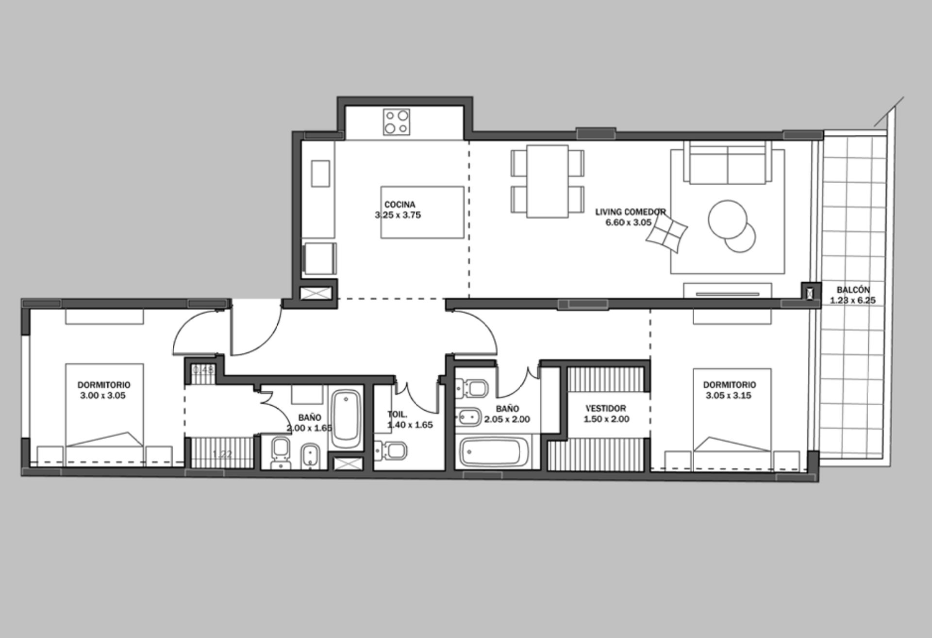 Venta Departamento 3 Amb Desarrollo Villa Urquiza - 5