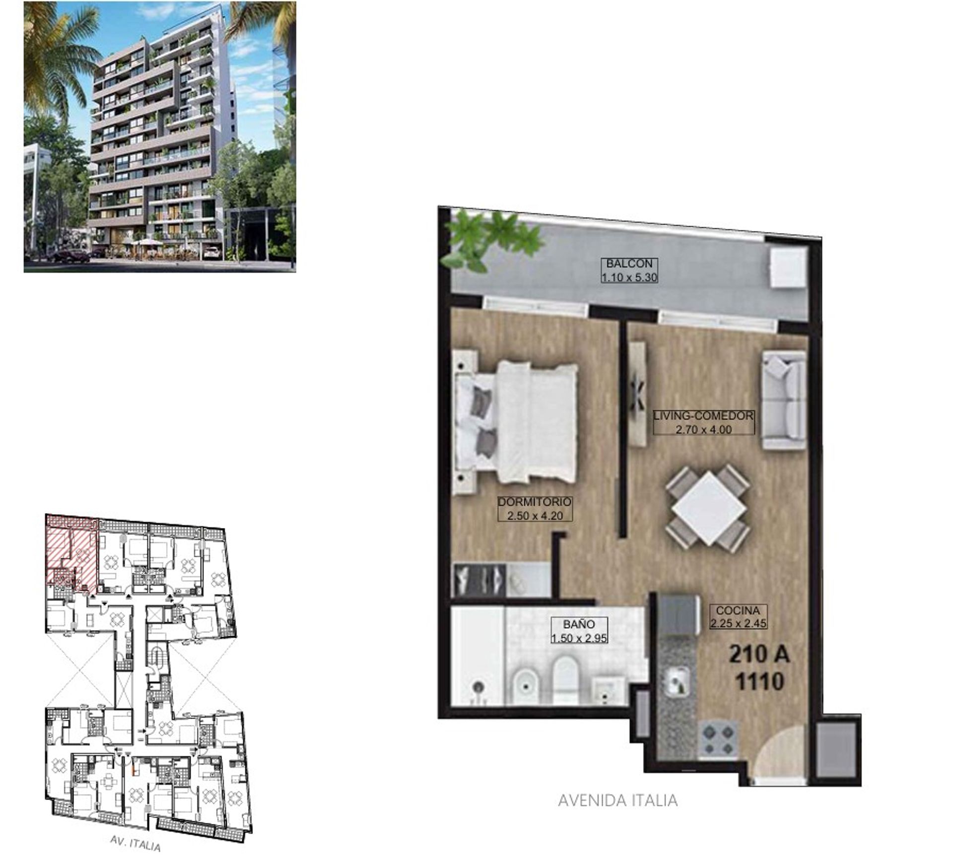 UNIDAD 810 - 1 DORMITORIO - LA BLANQUEADA - 2
