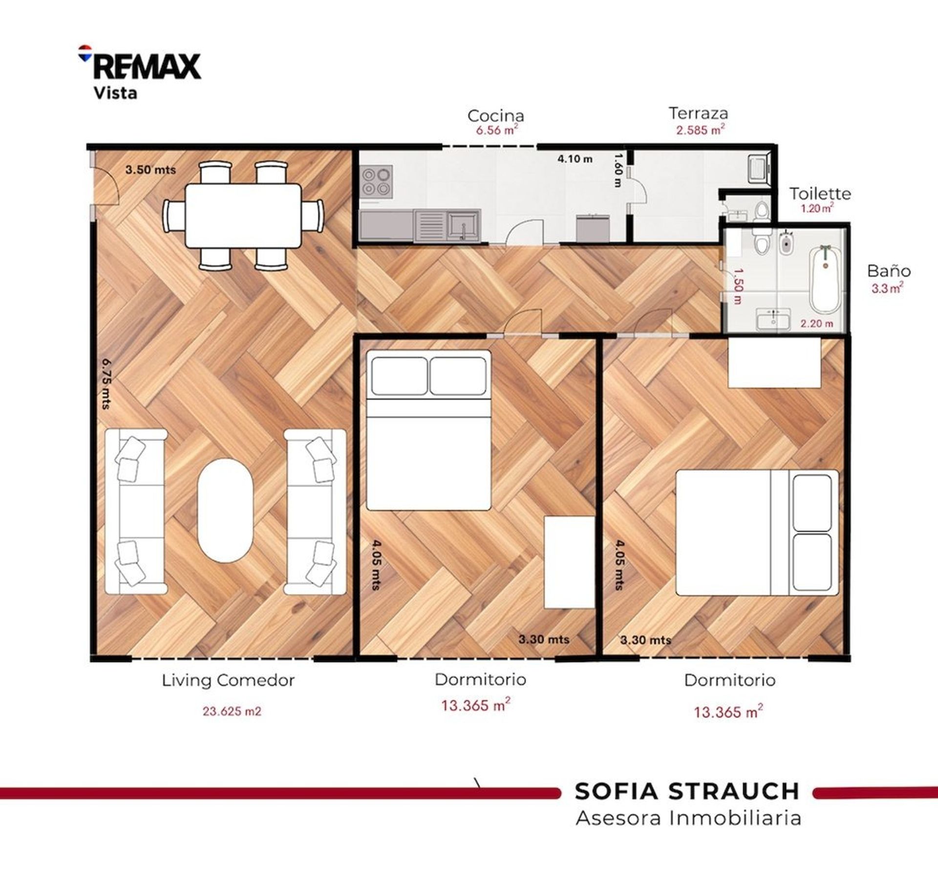 Apartamento 2 Dormitorios con Renta en Barrio Sur - 13
