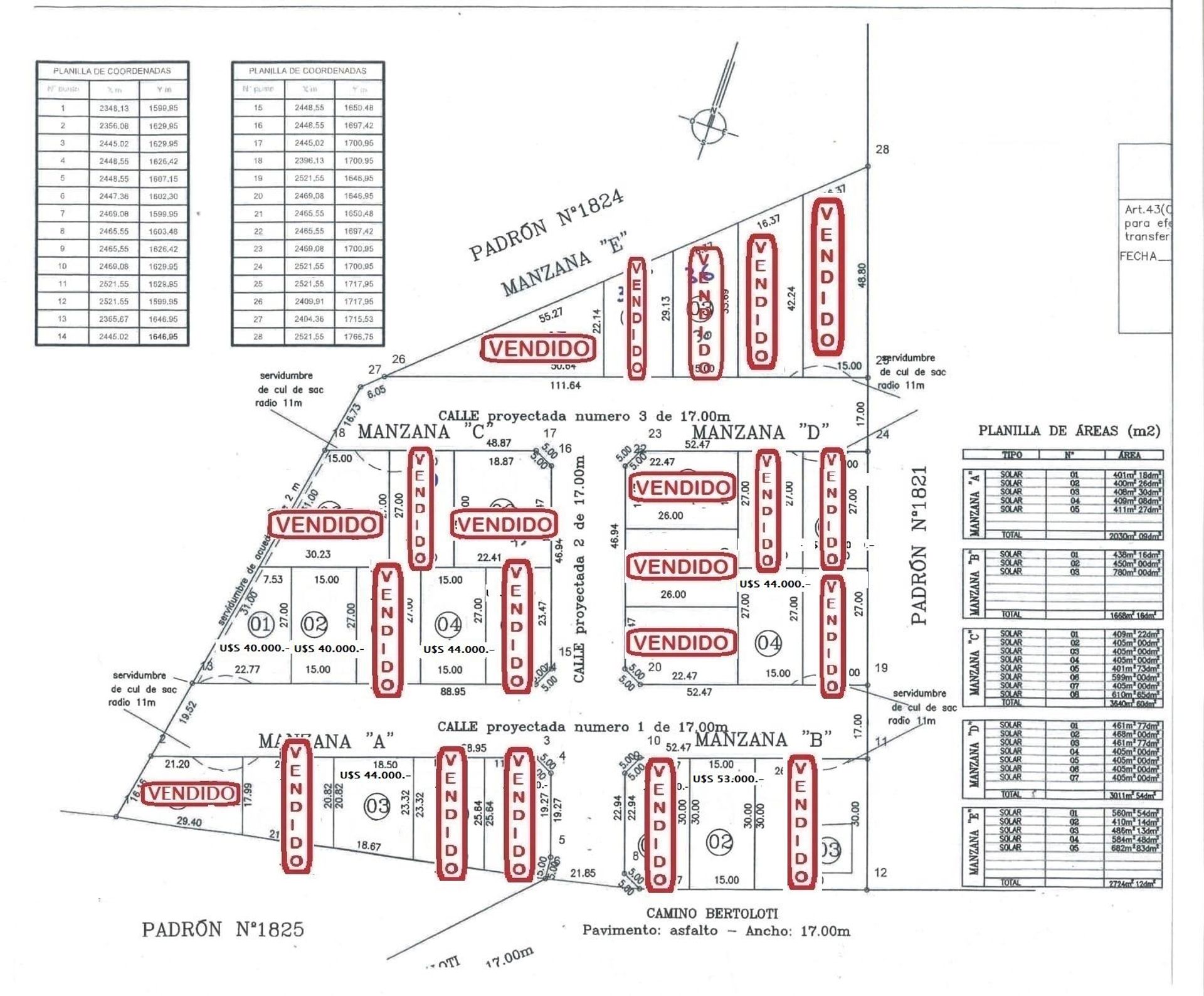 Venta de terreno en Pando DESDE U$S 40.000.- - 1