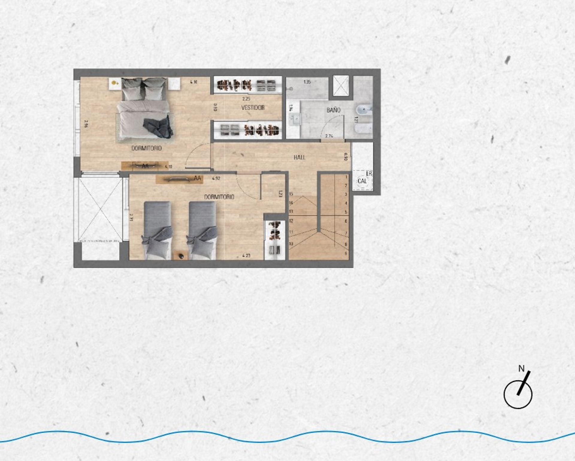 VENTA Duplex 3 dormitorios Lago Calcagno - 2