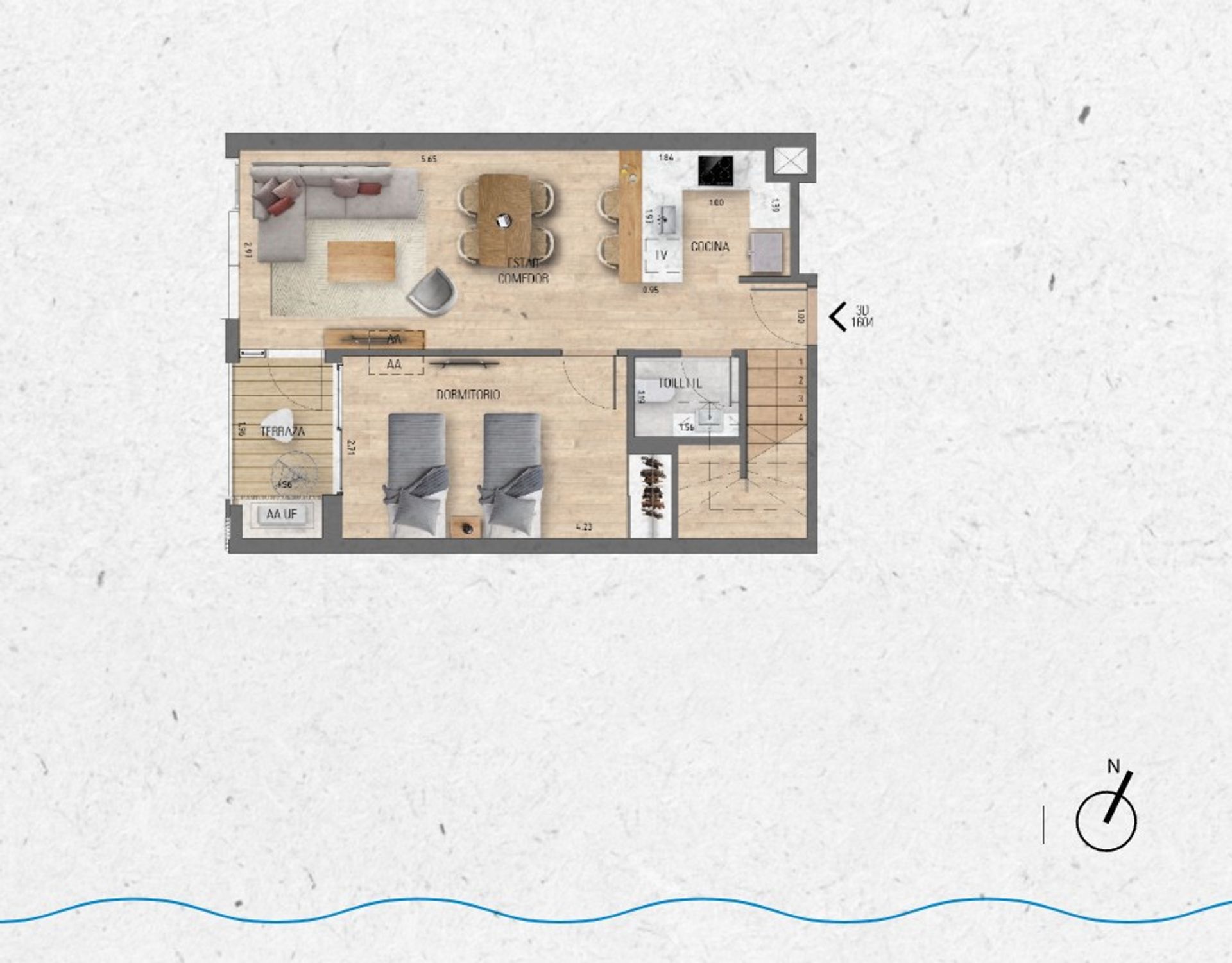 VENTA Duplex 3 dormitorios Lago Calcagno - 1