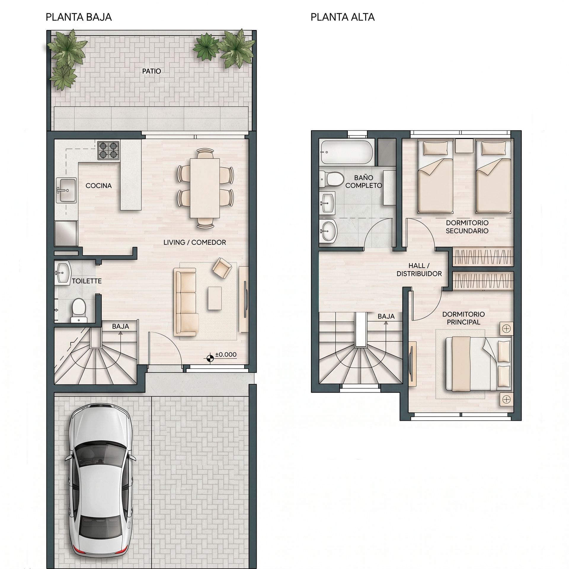 Venta Malvin, Casa 2 Dormitorios, Jardín, cocheras - 6