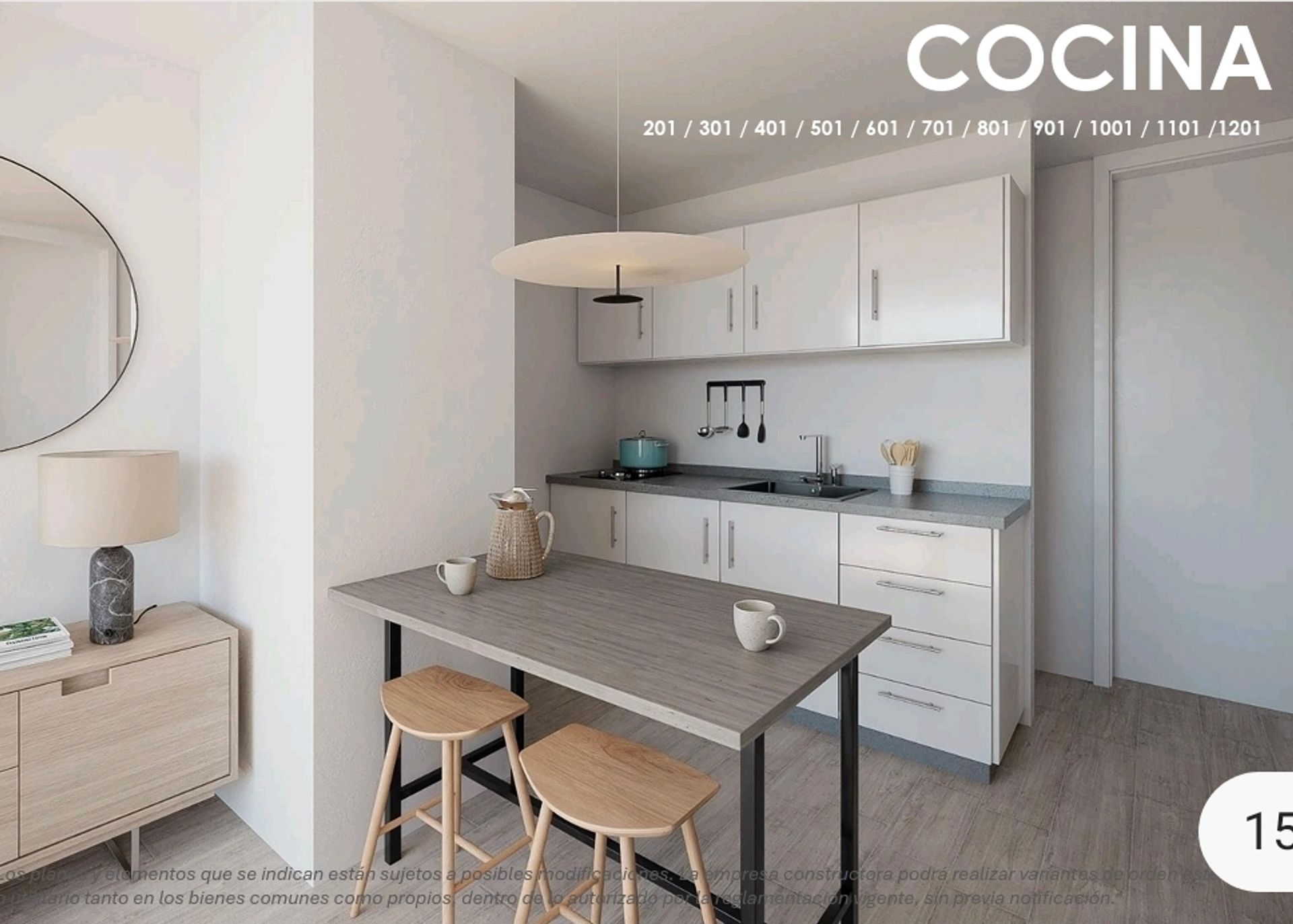 VENTA EN POZO CORDON, 1 DORMITORIO PISO ALTO - 2