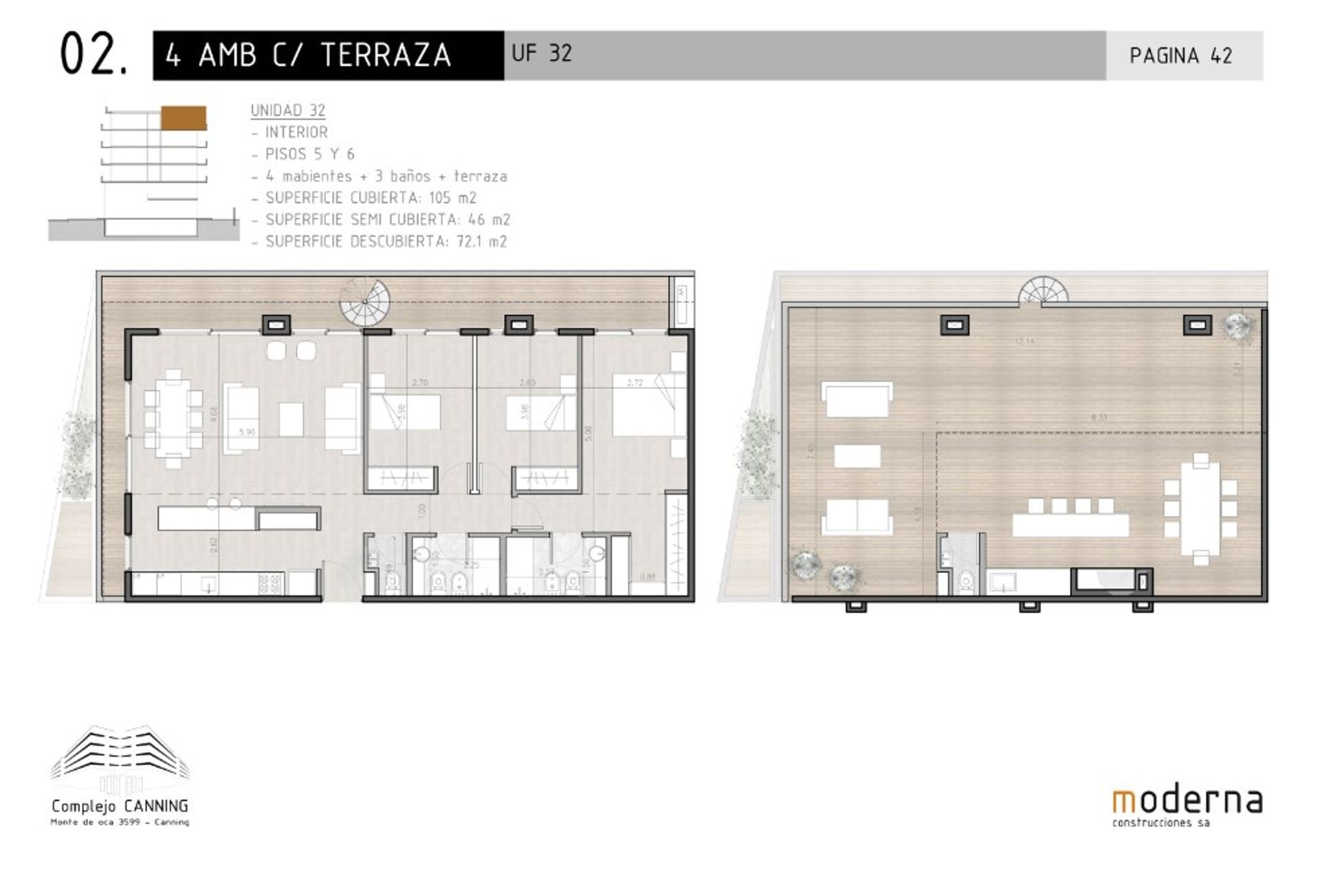 VENTA DEPARTAMENTO 4 AMB CON TERRAZA EN CANNING - 19