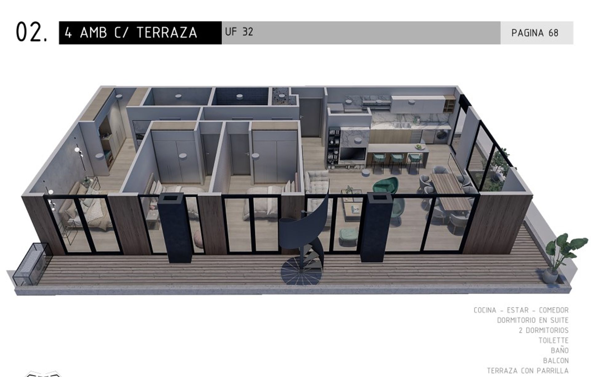VENTA DEPARTAMENTO 4 AMB CON TERRAZA EN CANNING - 20
