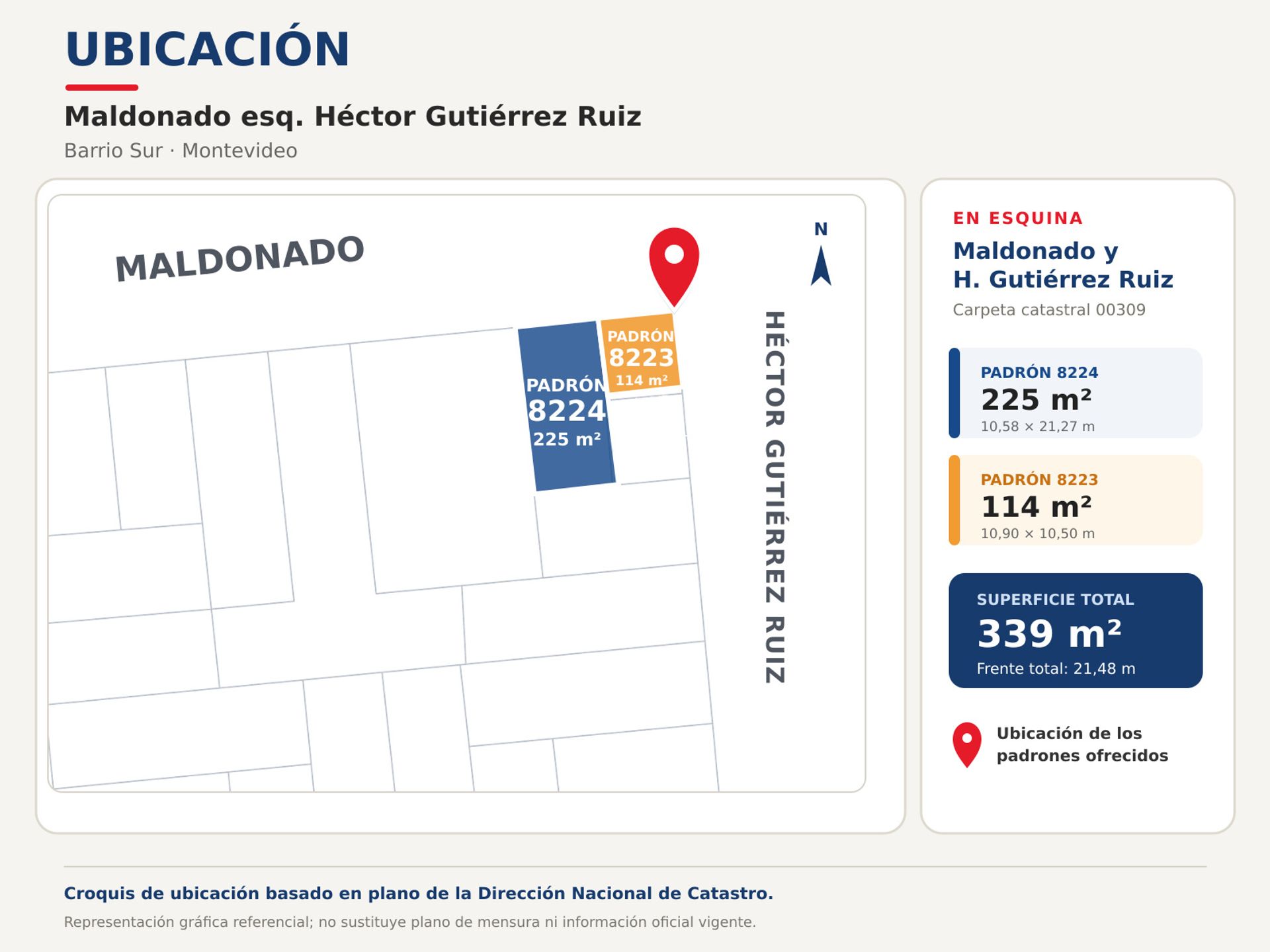 VENTA 2 PADRONES CONTIGUOS 339 m² LEY VIS - 4