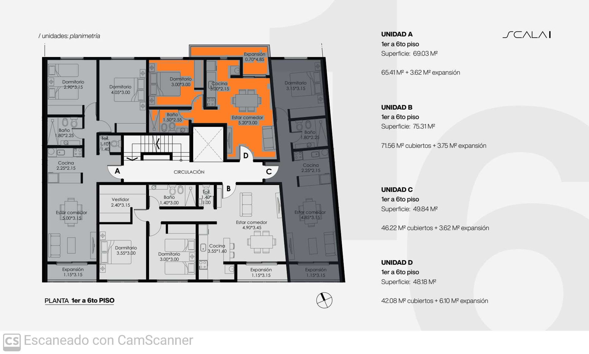 Departamento en Venta en Castellanos, Santa Fe