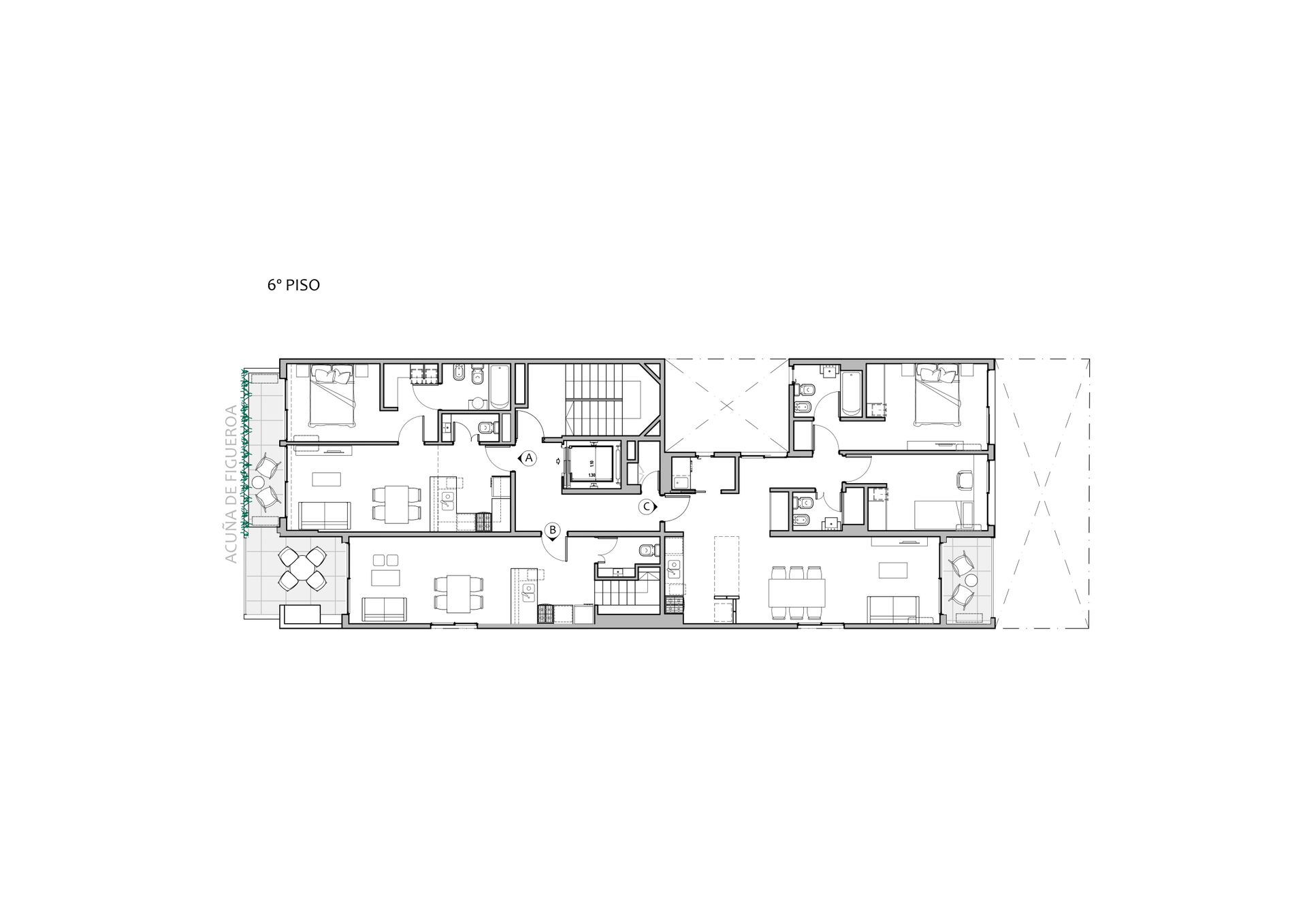 DEPTO 2 AMB en SUITE EN VENTA - POZO - ALMAGRO — foto 3