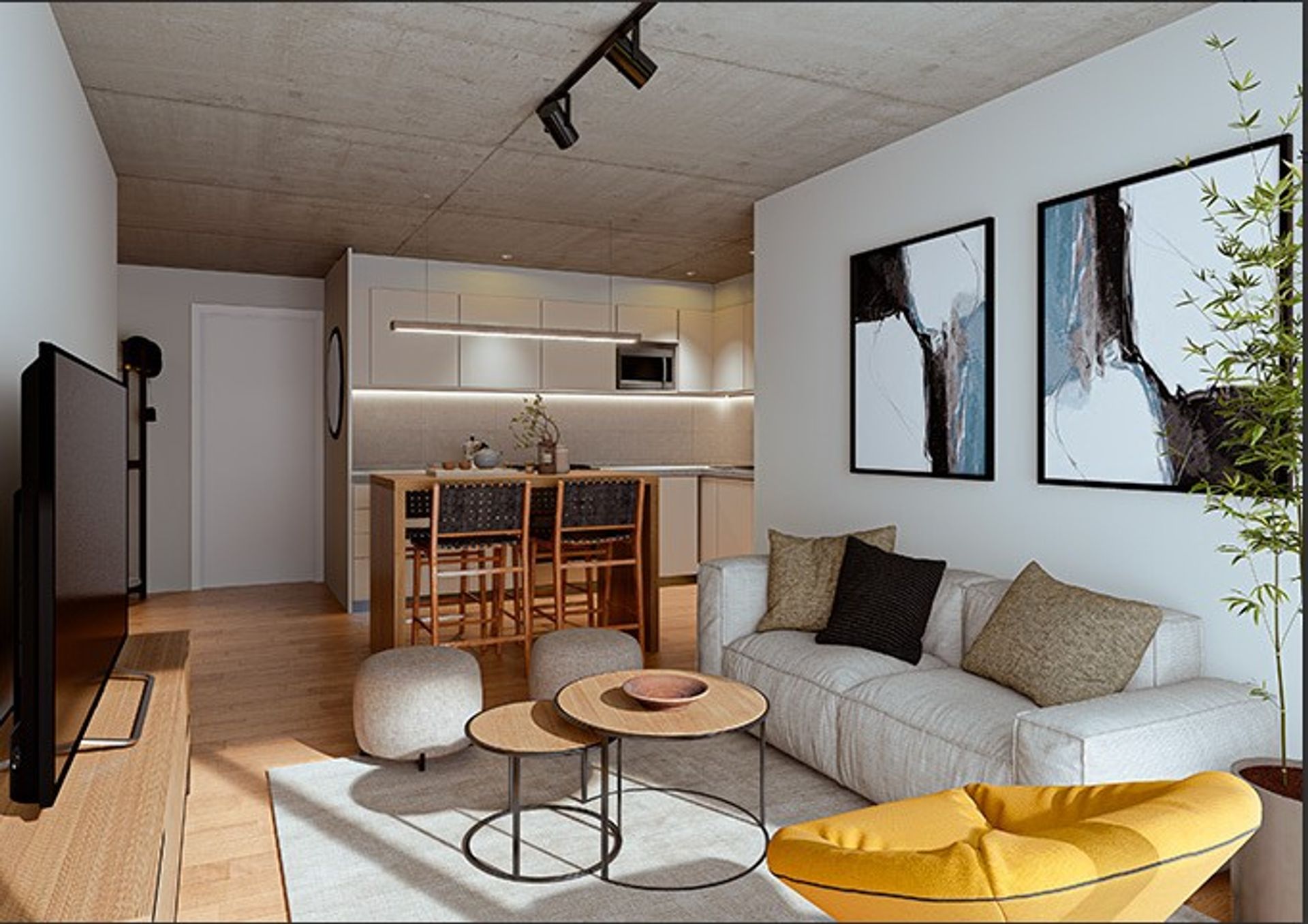 VENTA EN MALVIN LOFT 1 DORMITORIO EN POZO - 2