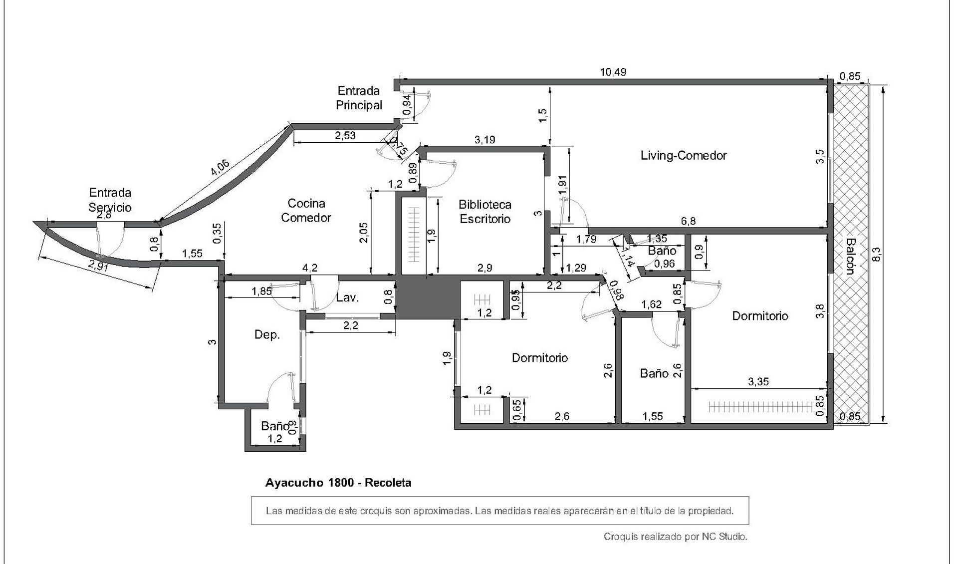 Departamento en Venta en Recoleta, Capital Federal
