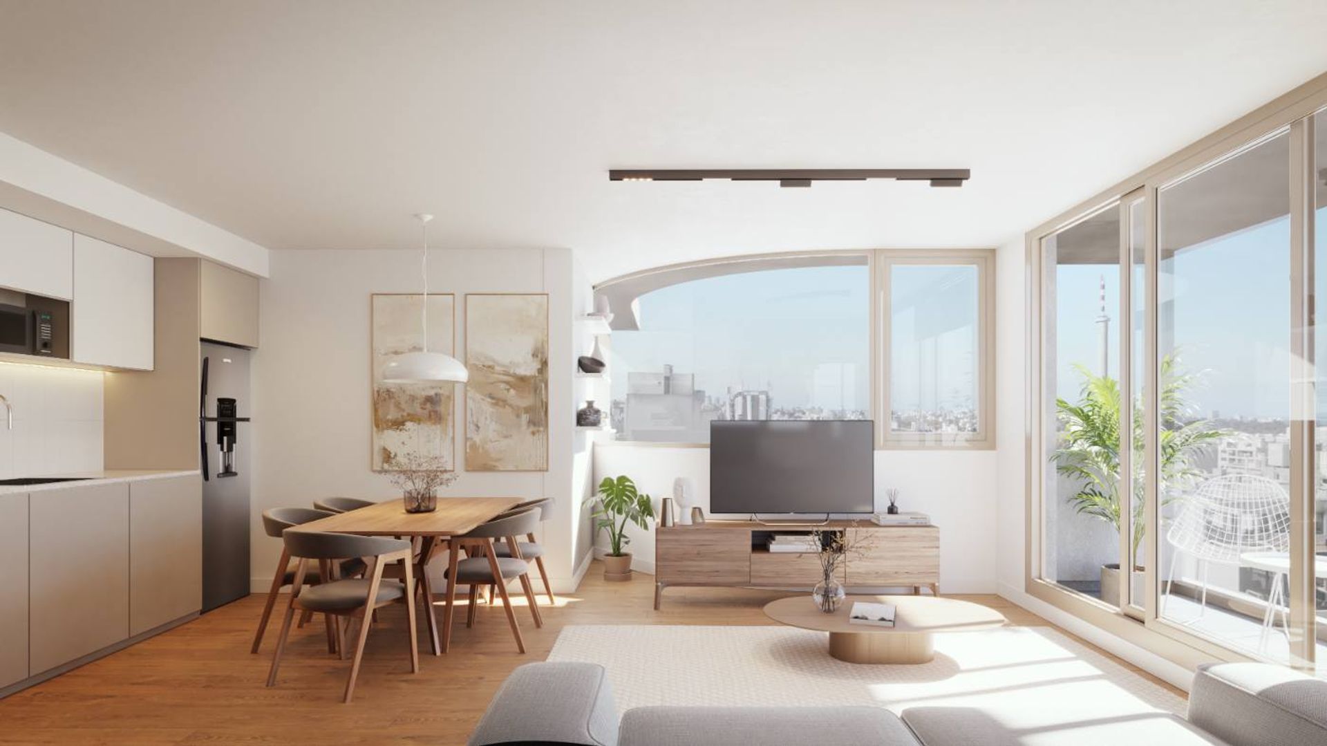 VENTA APARTAMENTO 1 DORMITORIO CORDÓN SUR TERRAZA - 2