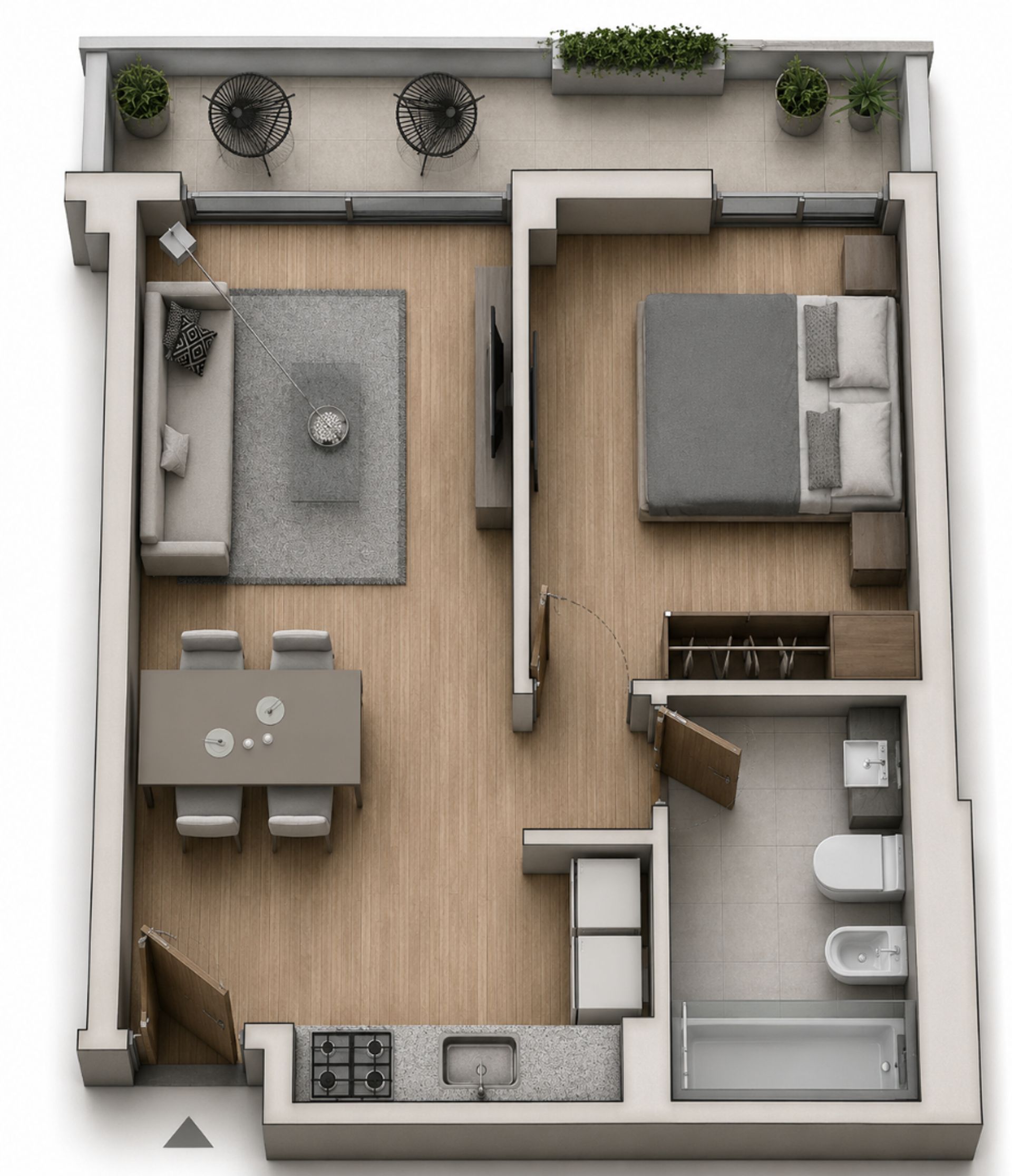 VENTA APARTAMENTO 1 DORMITORIO INTERIOR - CORDON - 11