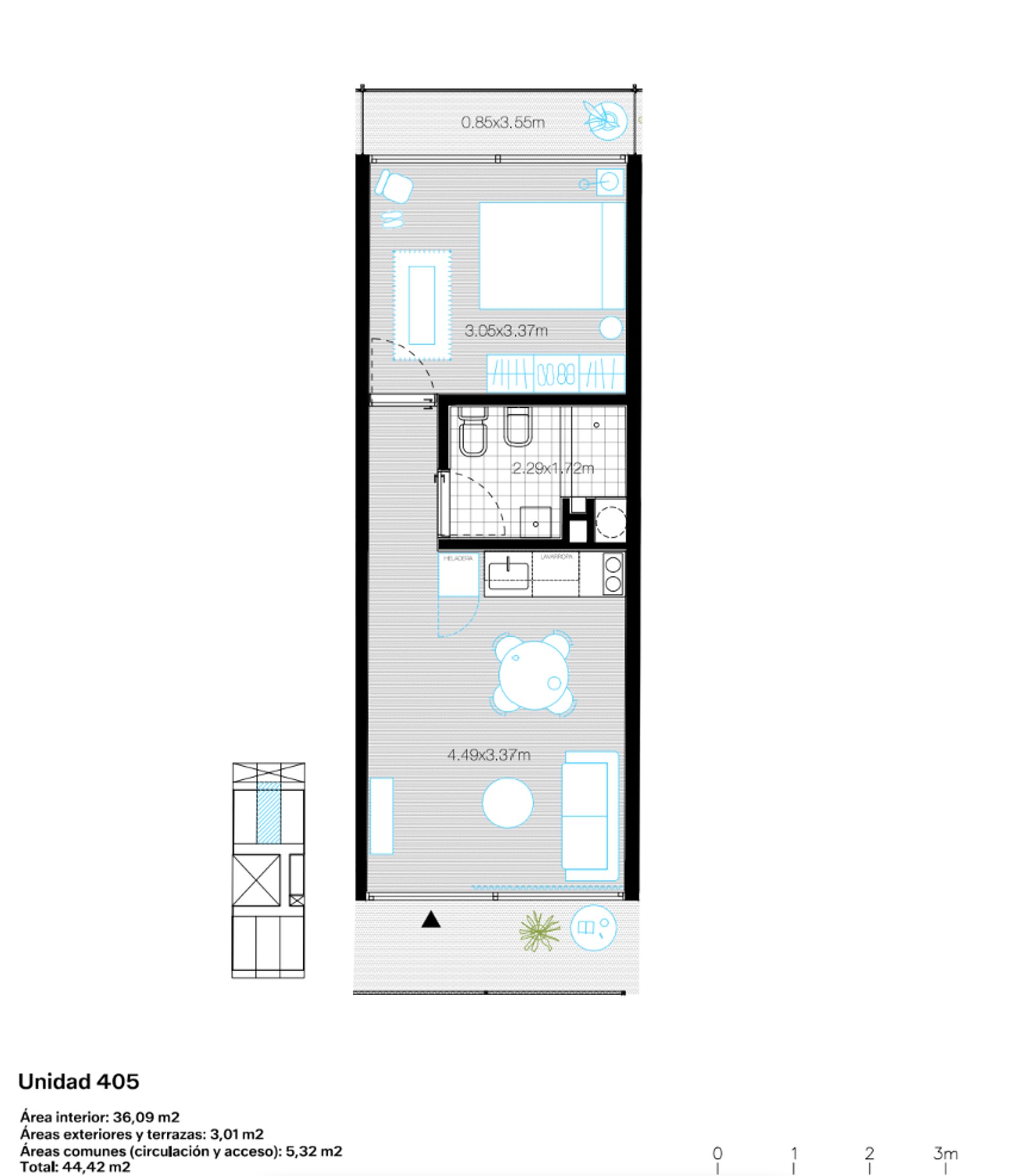 VENTA APTO UN DORMITORIO PALERMO LEY VIS - 10