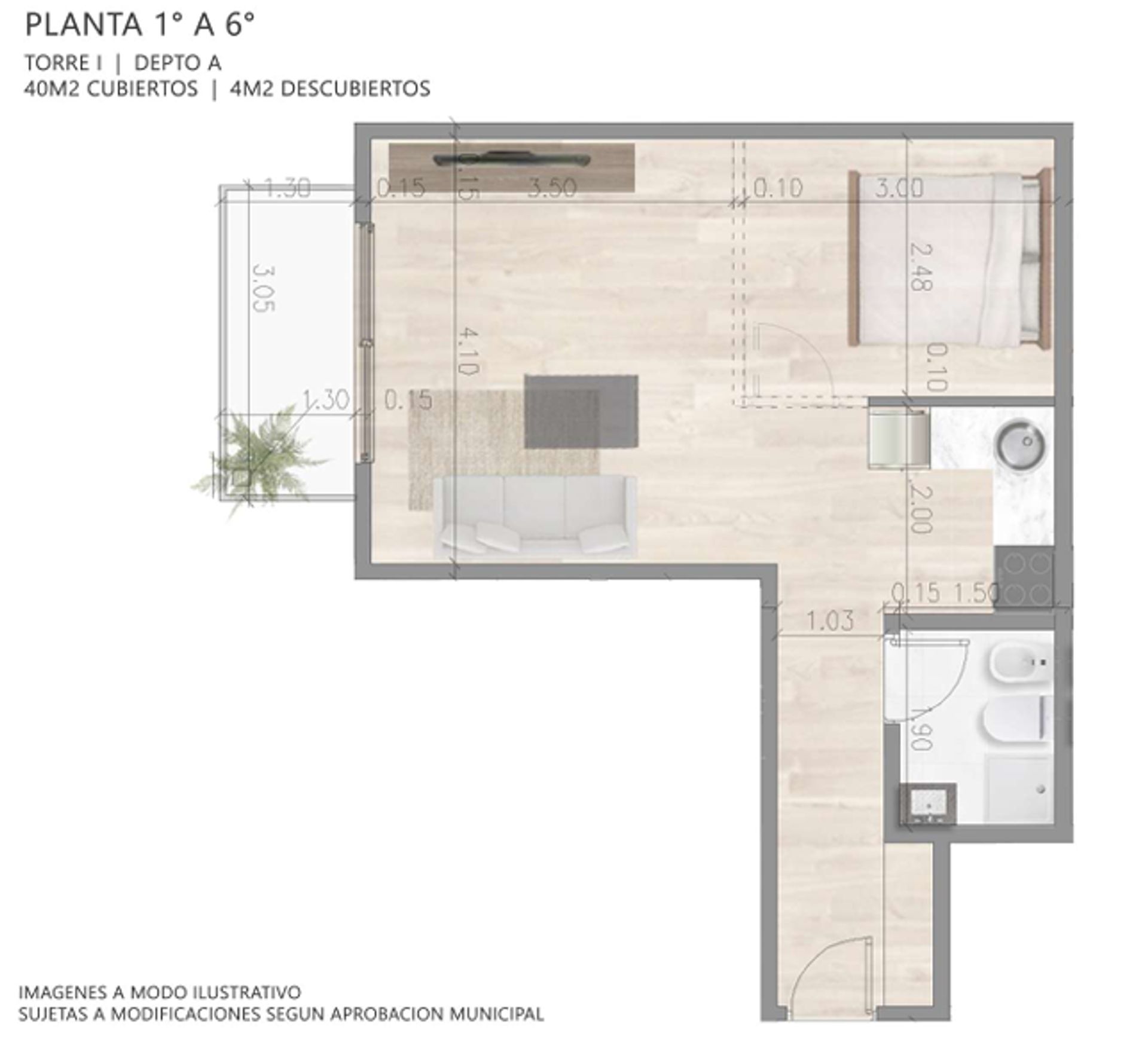 MONOAMBIENTE EN VENTA EN TIGRE CENTRO DE POZO — foto 2