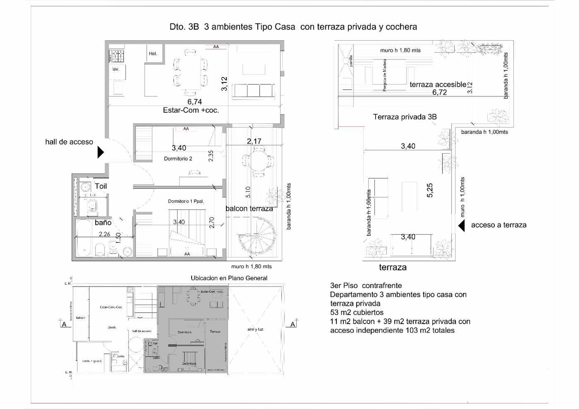 VENTA DPTO. 3 AMB. COCHERA Y TERRAZA V. PUEYRREDON - 10