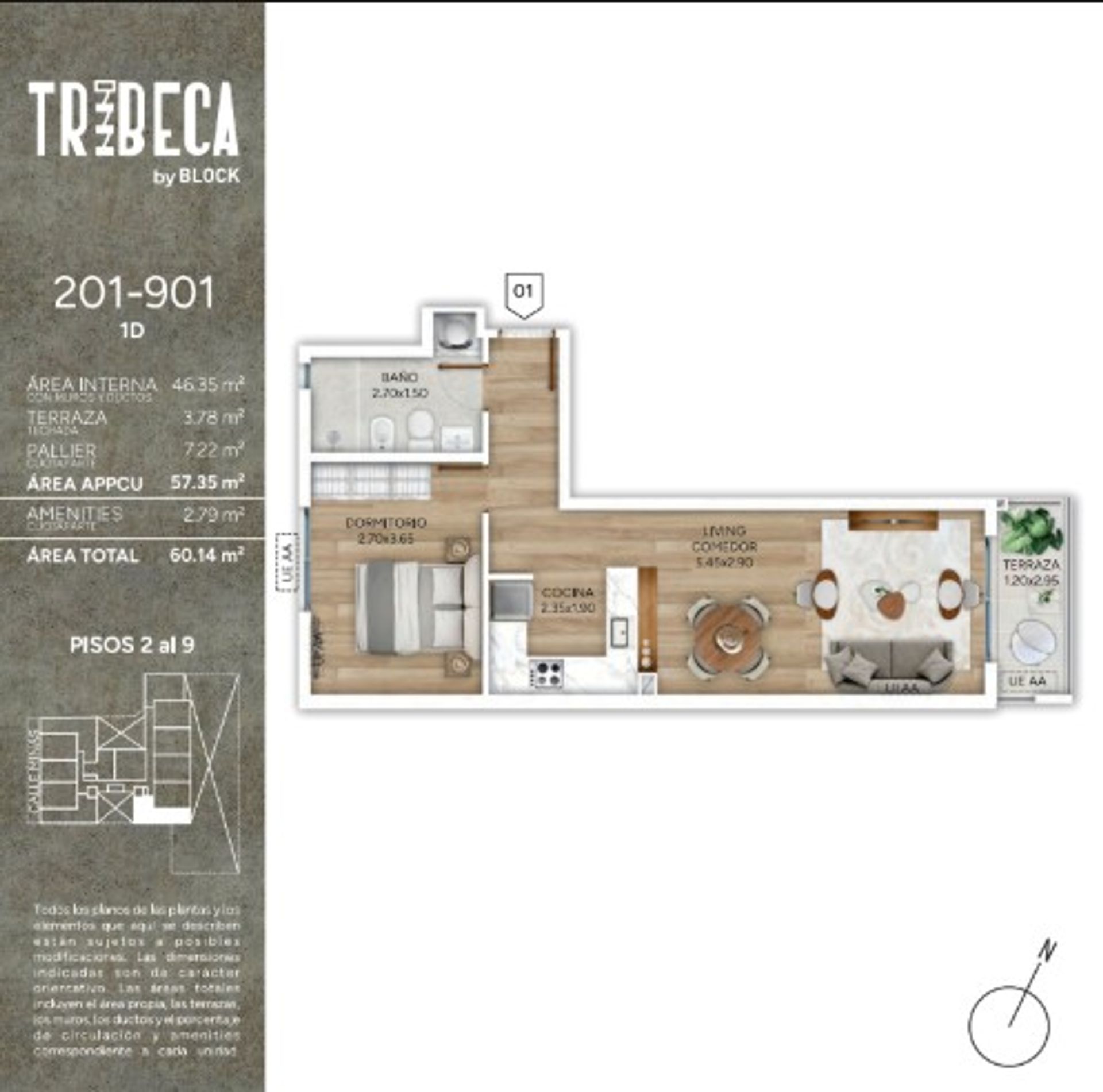 Venta 1 dormitorio en Pozo - 1