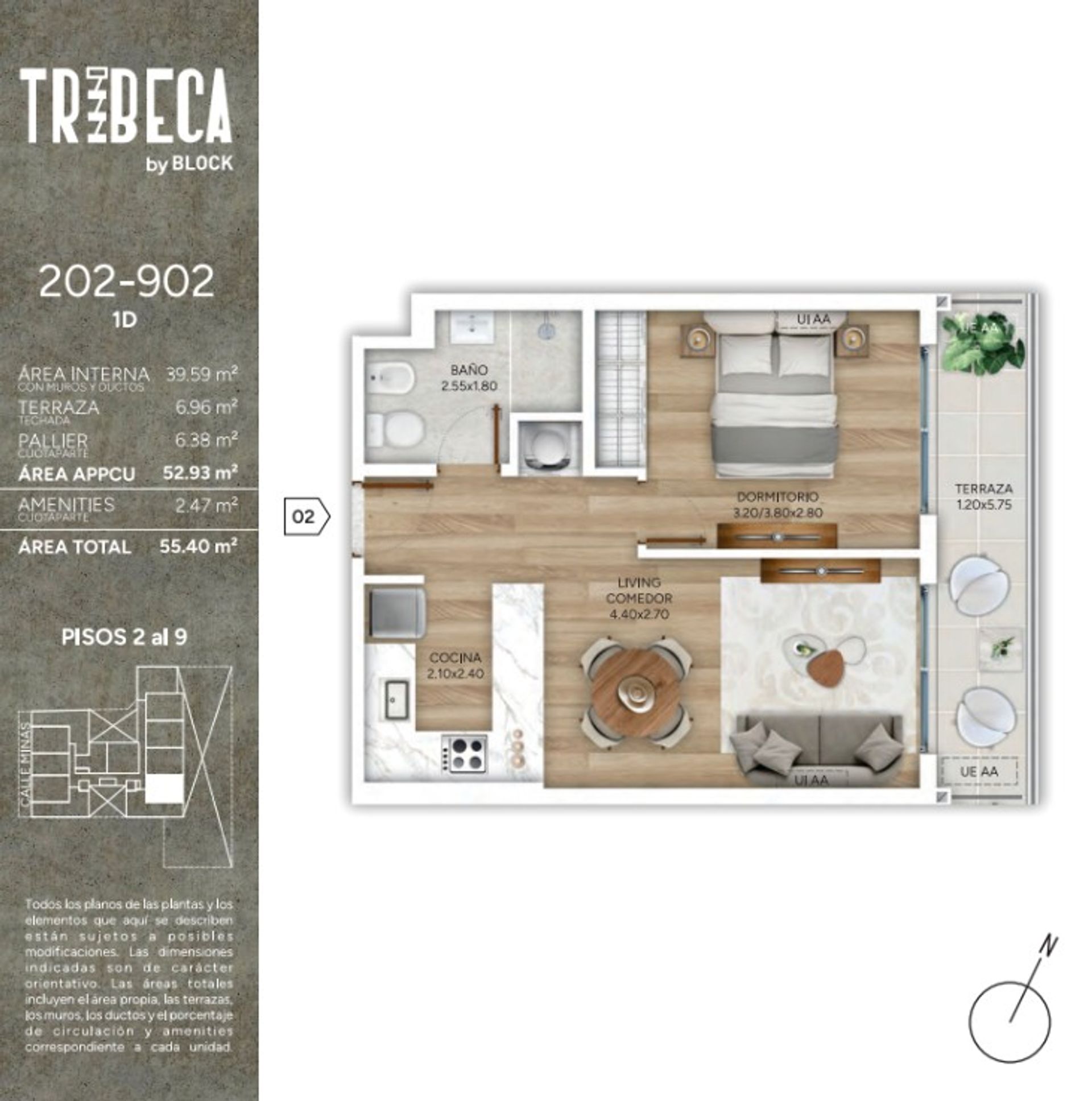 Venta 1 dormitorio en Pozo Cordon Mar 2029 - 5