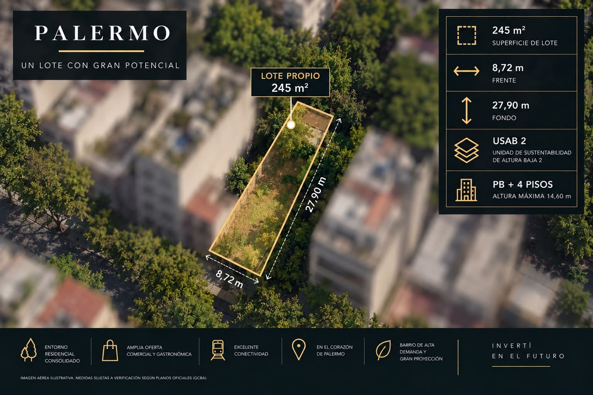 Lote en Venta en Palermo, Capital Federal