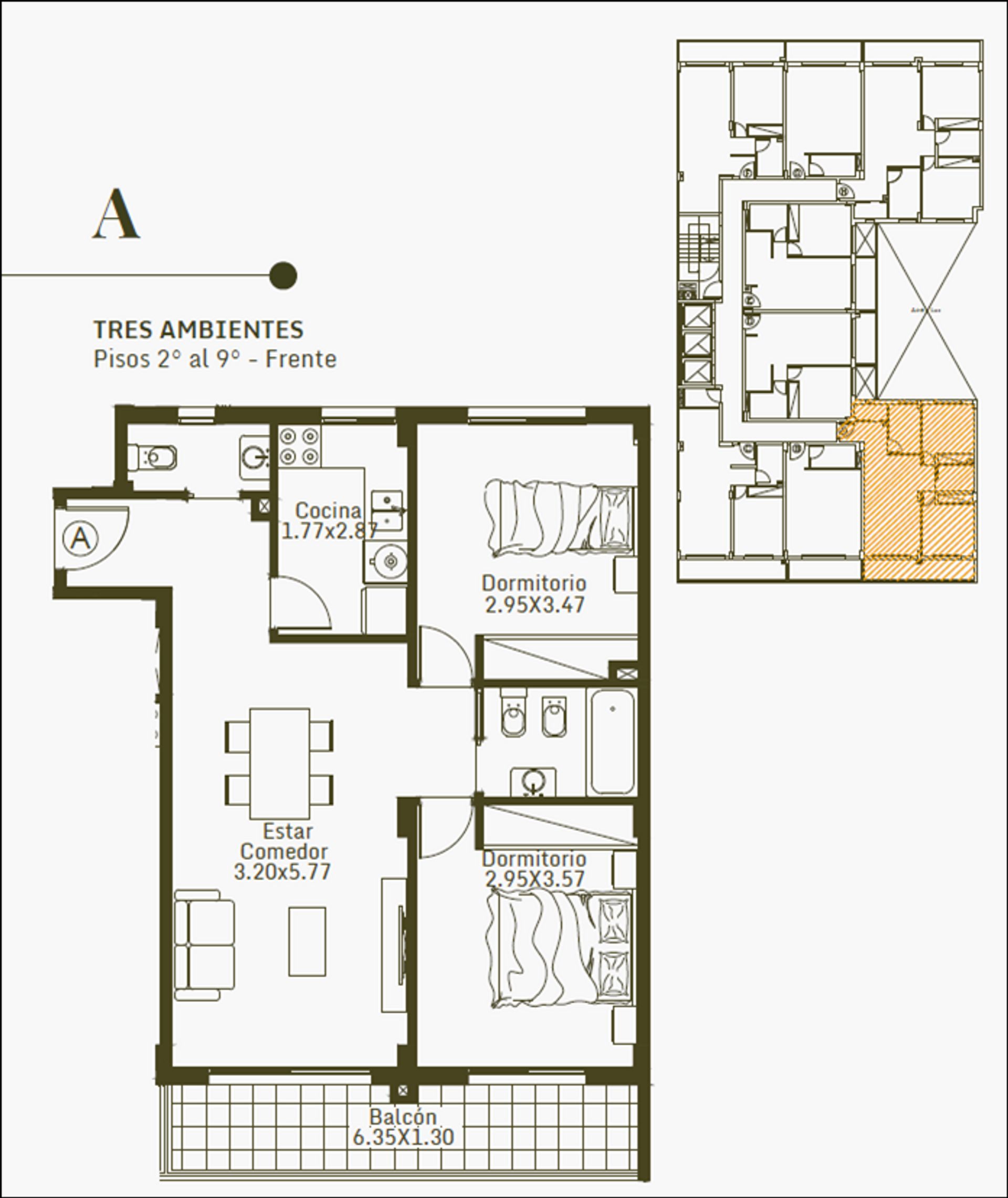 Departamento 3 Ambientes Ideal Familias en Caseros - 2