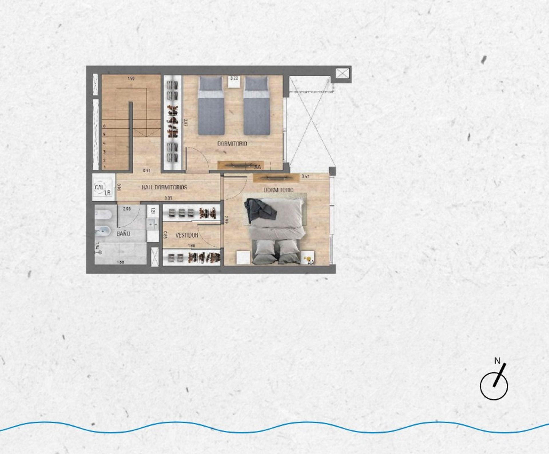 VENTA Duplex 3 dormitorios Lago Calcagno - 2