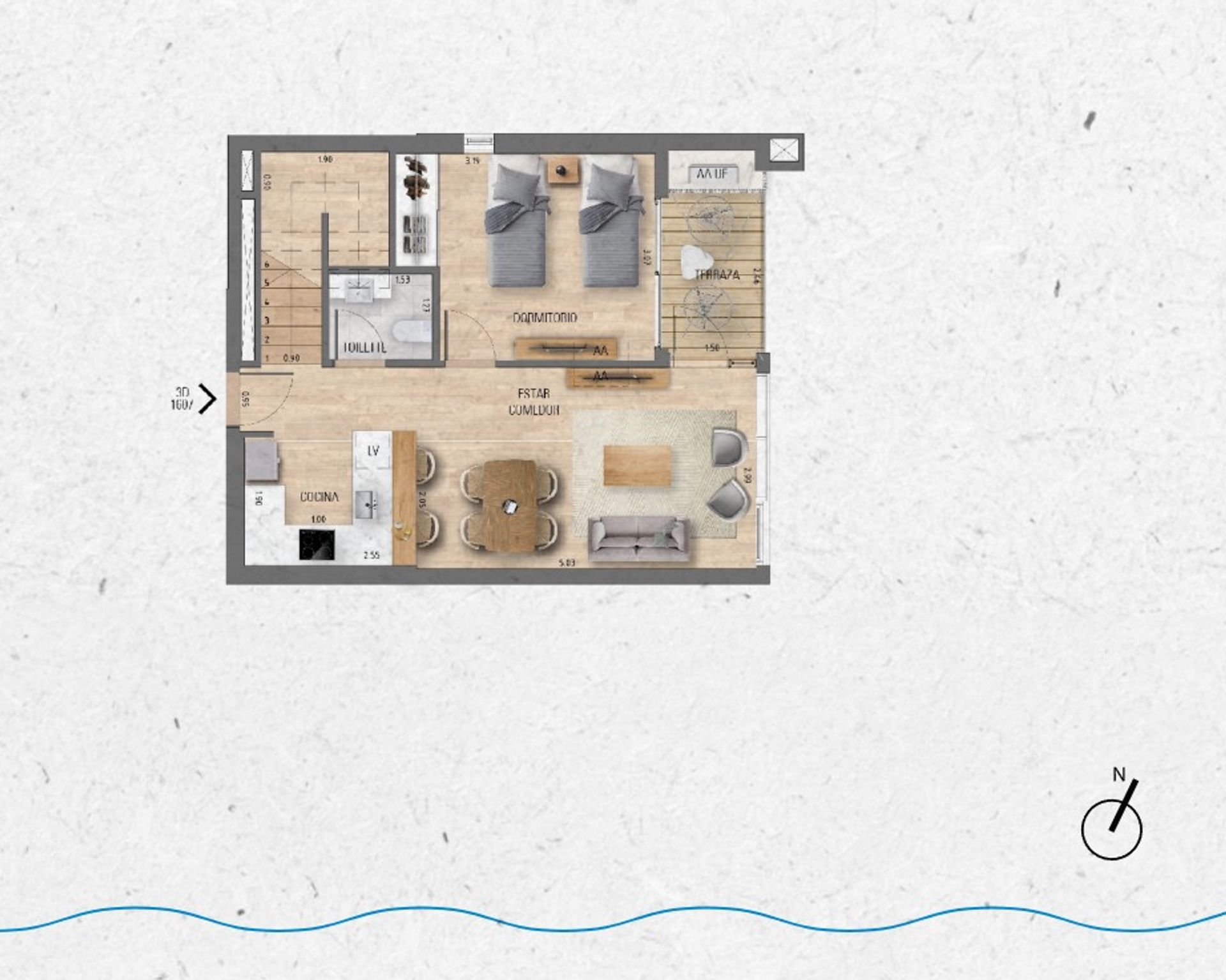 VENTA Duplex 3 dormitorios Lago Calcagno - 1