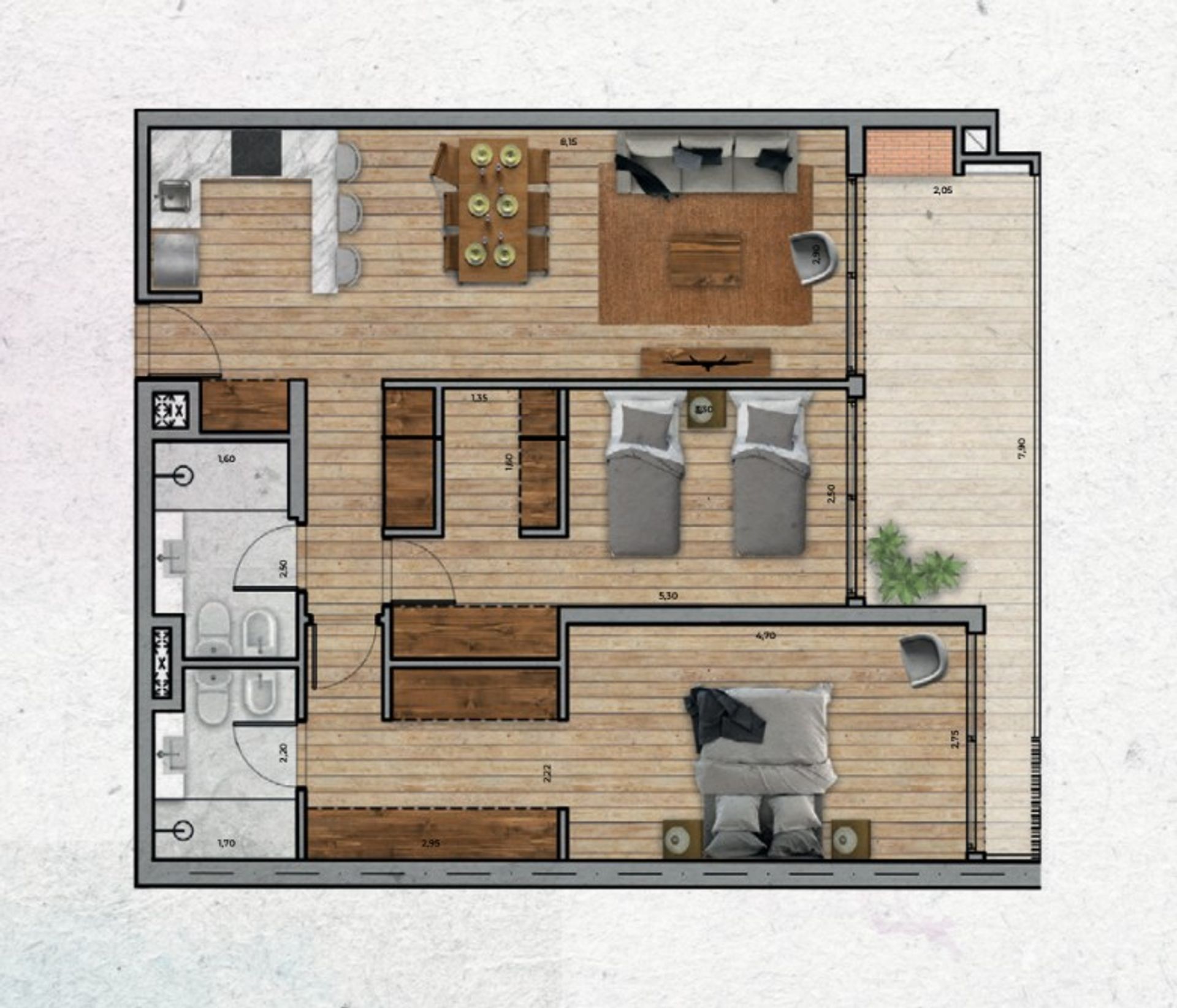 VENTA Apartamento de 2 dormitorios PUNTA CARRETAS - 5