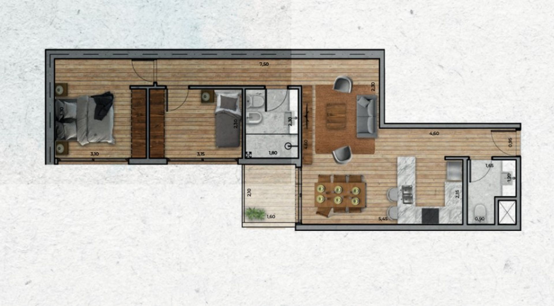 VENTA Apartamento de 2 dormitorios PUNTA CARRETAS - 5