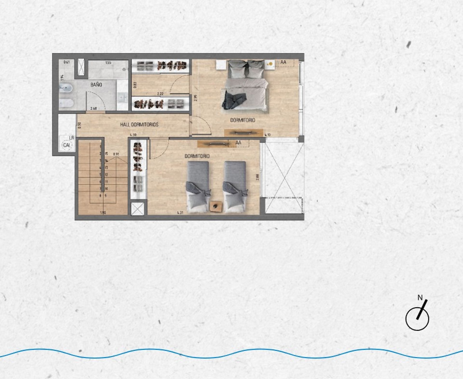 VENTA Duplex 3 dormitorios Lago Calcagno - 2