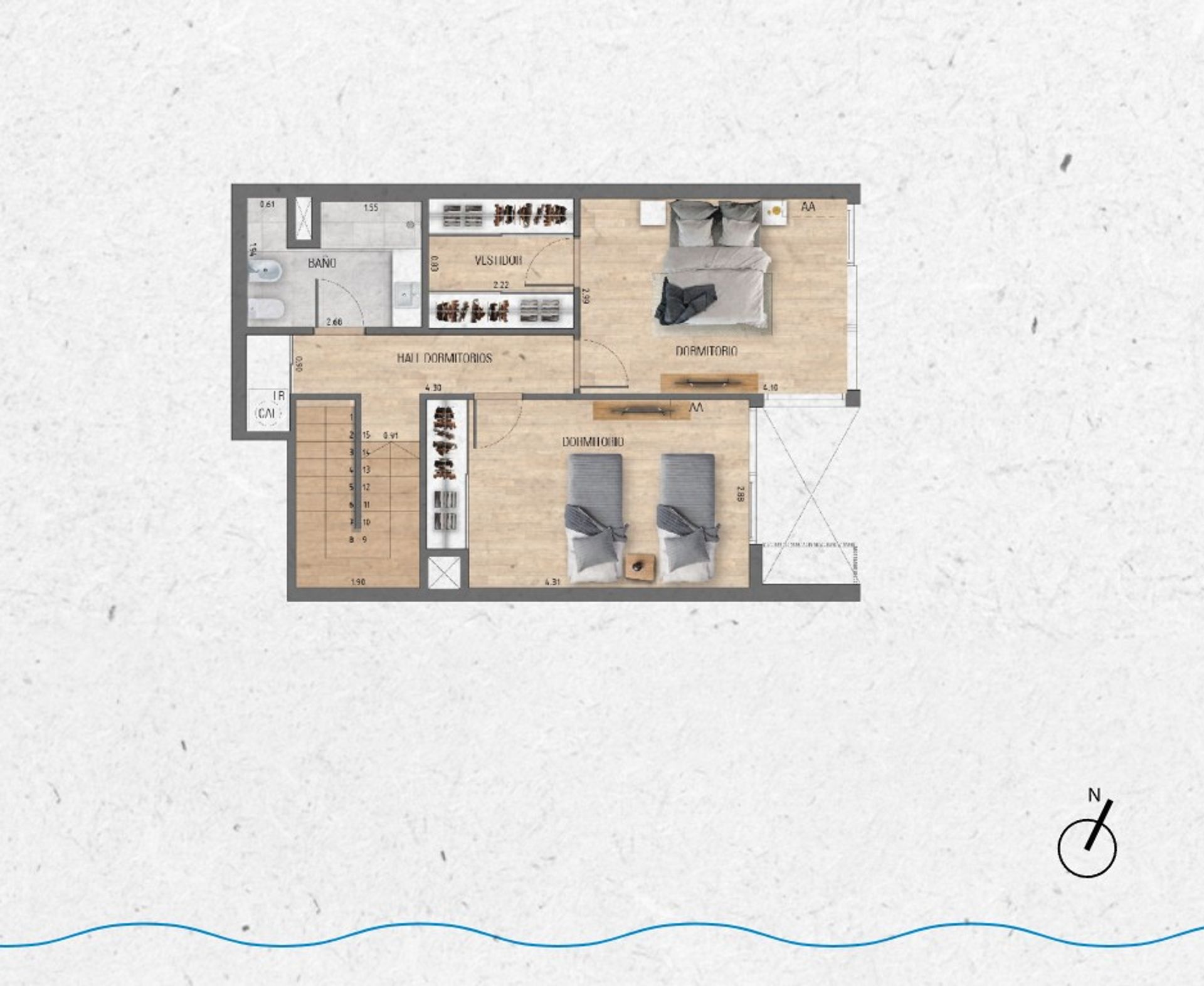 VENTA Duplex 3 dormitorios Lago Calcagno - 2