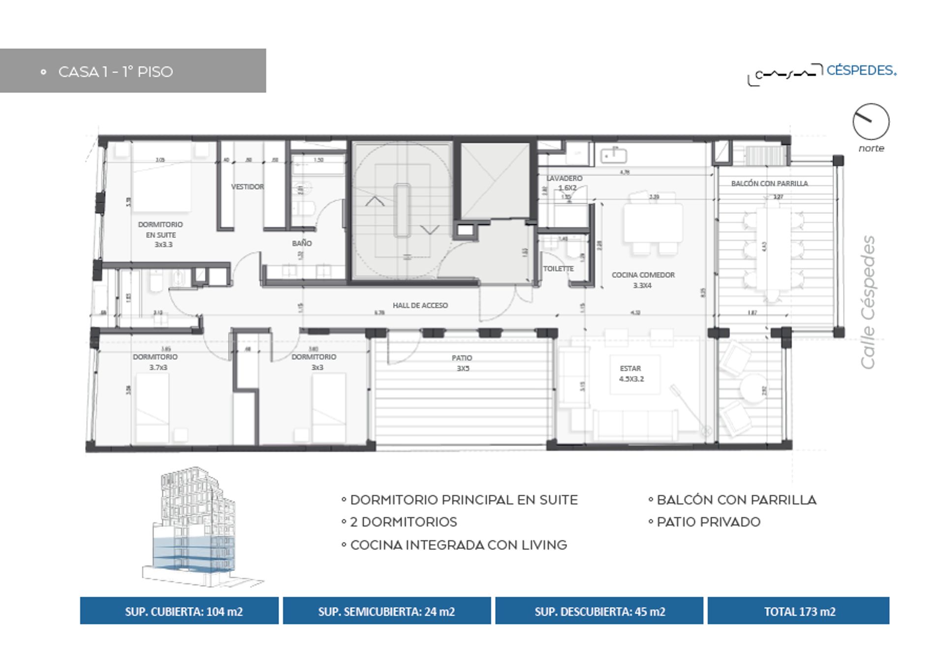 Venta Depto 4 ambientes con patio Colegiales - 13